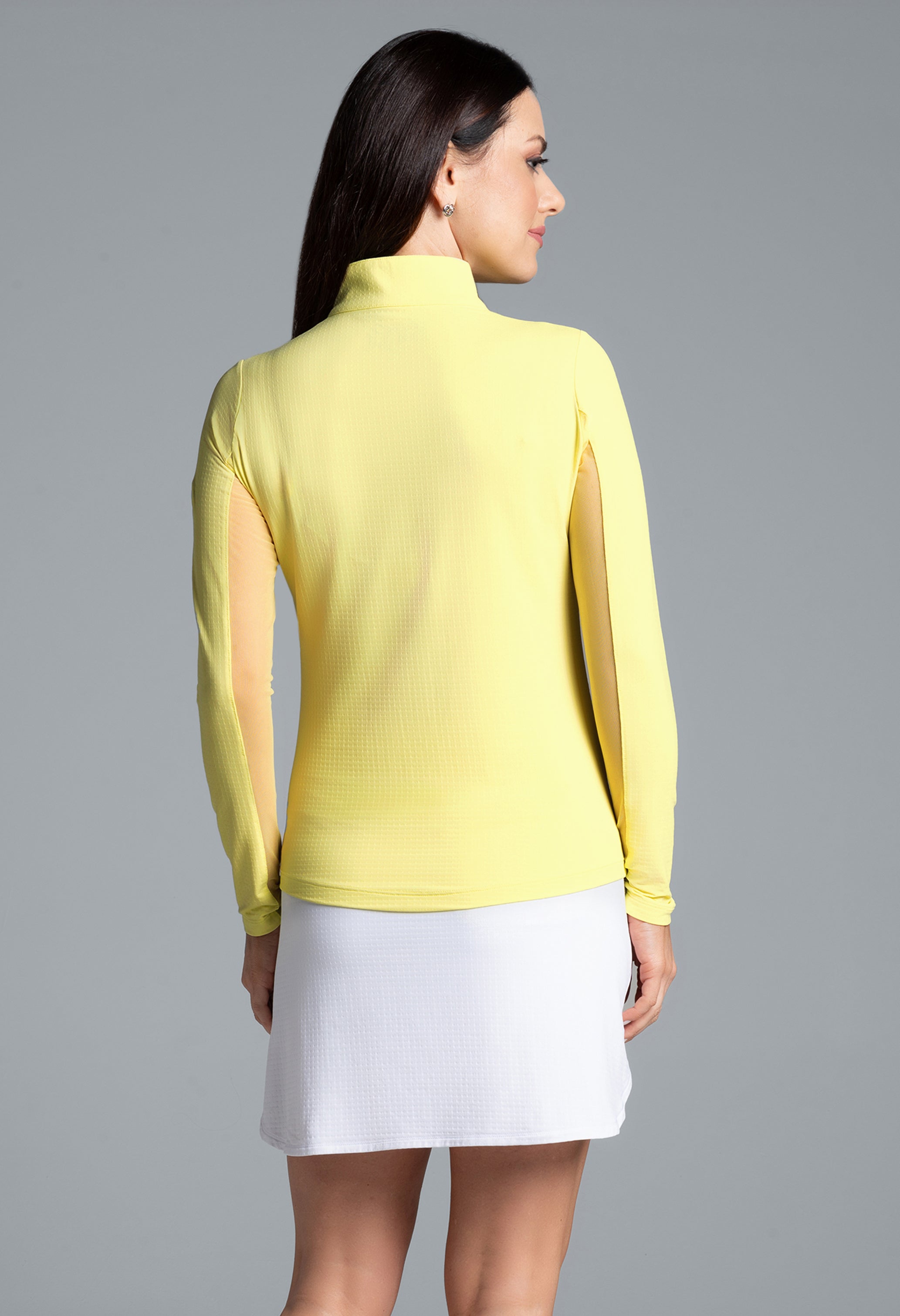 Lucky Charm Print Long Sleeve Mock Neck Top