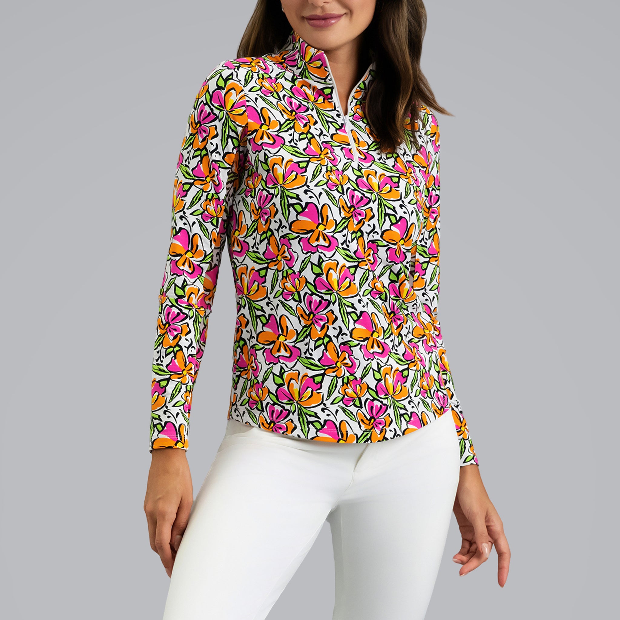 Sonia Long Sleeve Mock Neck Top