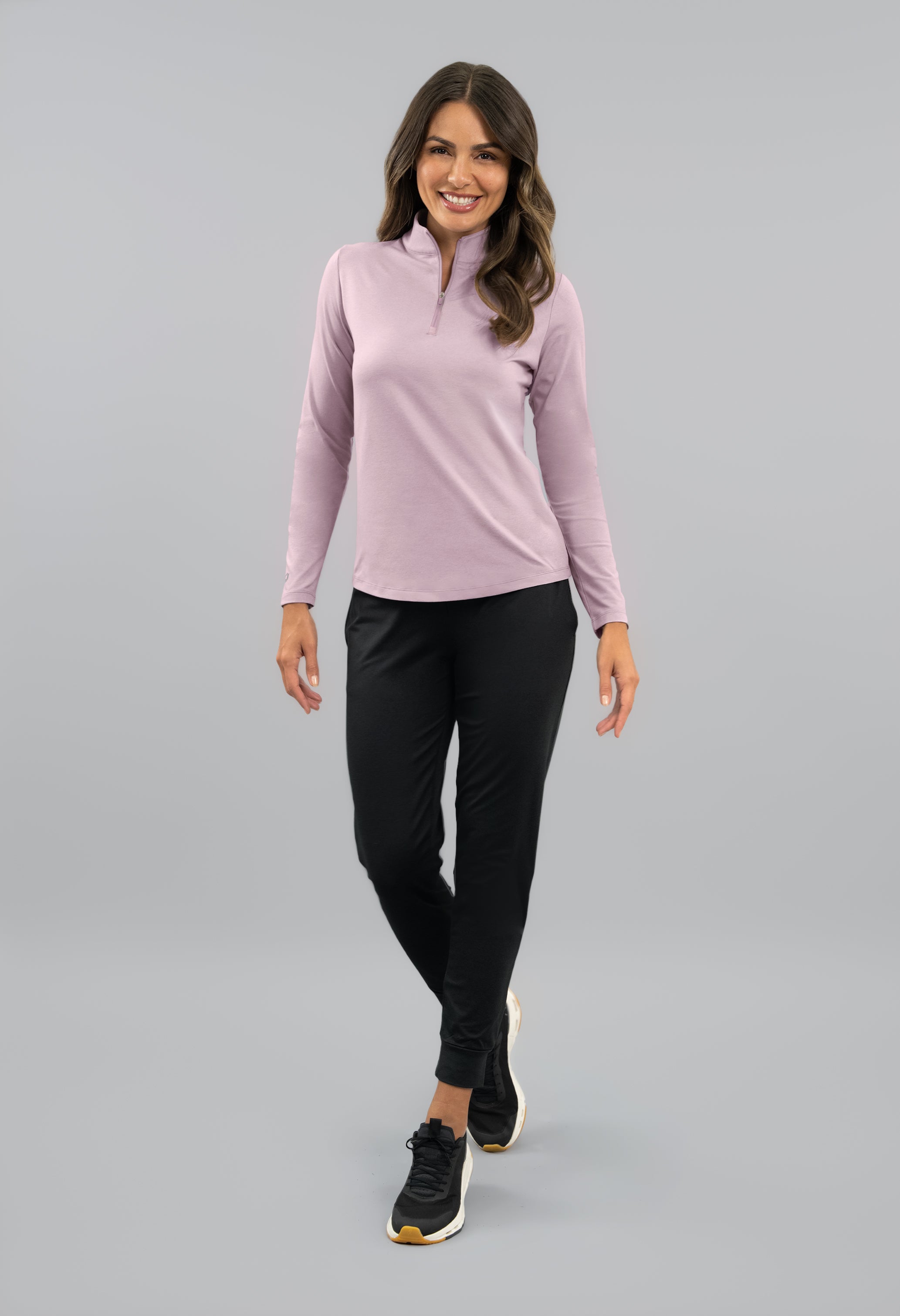 IBKomfortable Long Sleeve Mock Neck Top