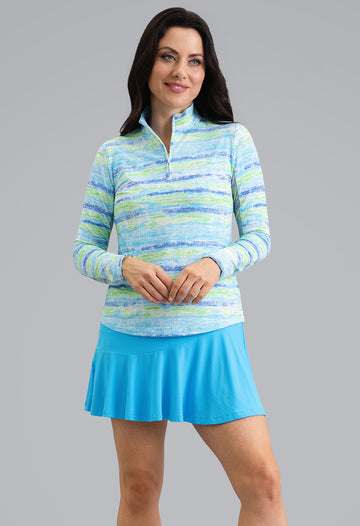 Gia Long Sleeve Mock Neck Top