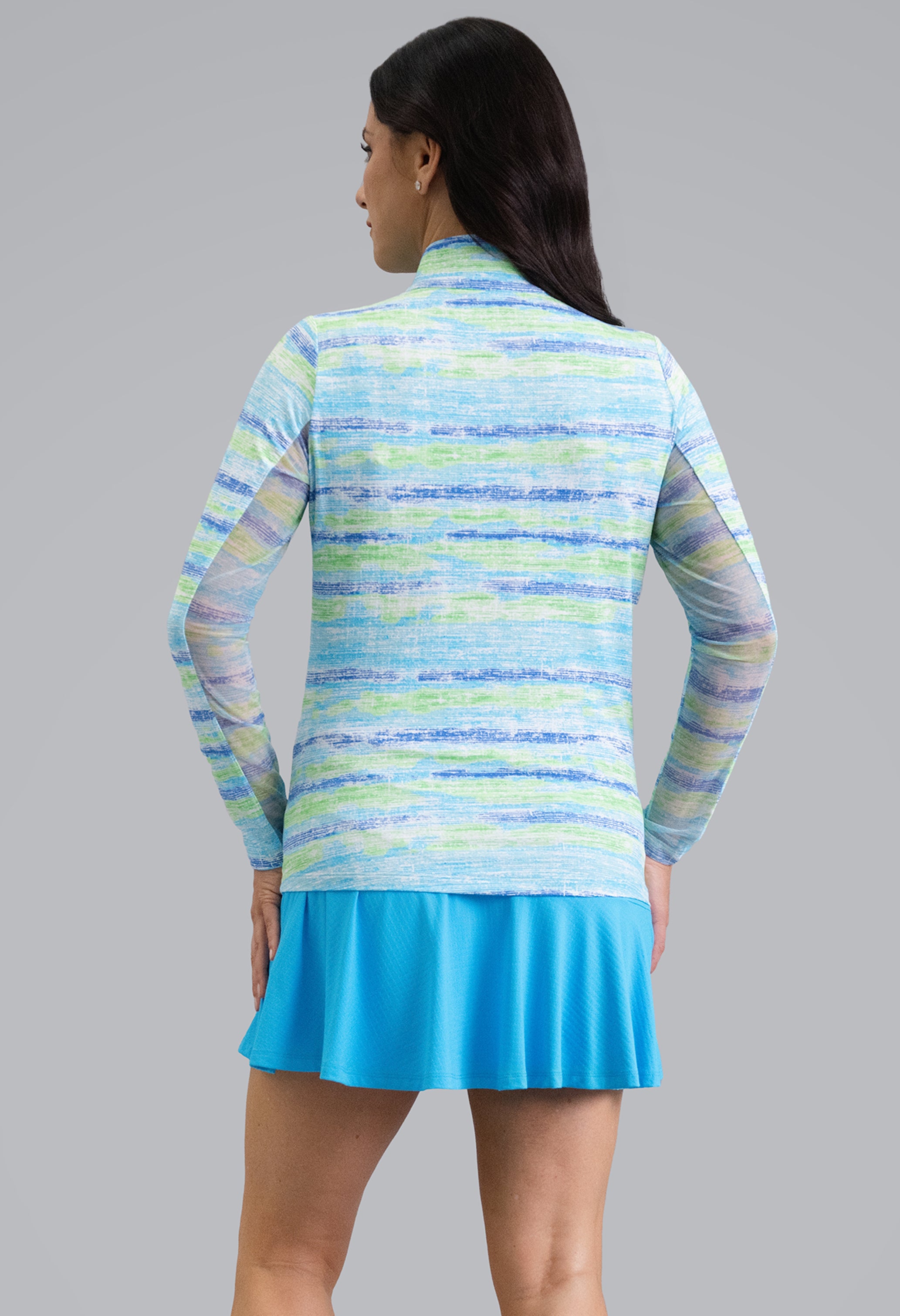 Gia Long Sleeve Mock Neck Top