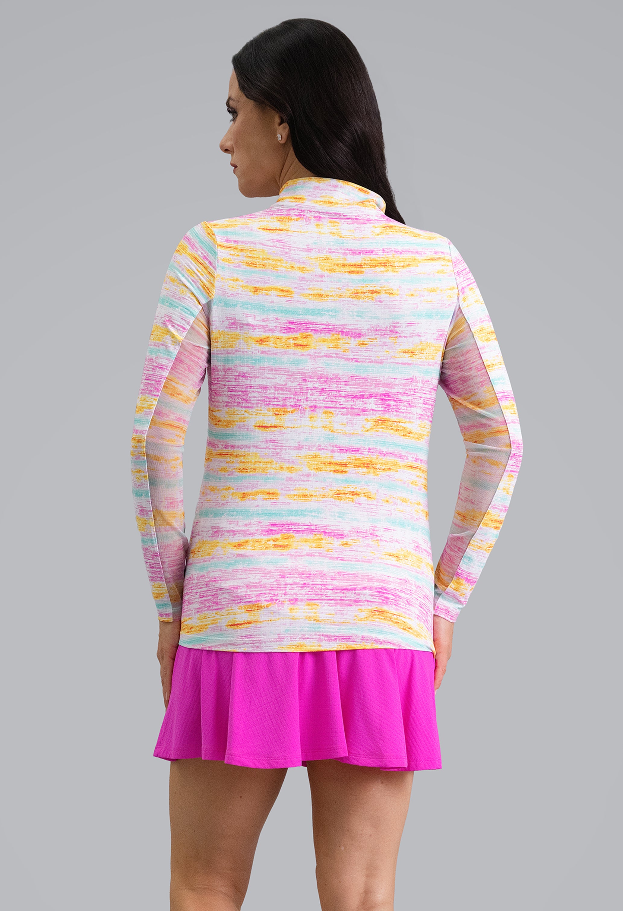 Gia Long Sleeve Mock Neck Top