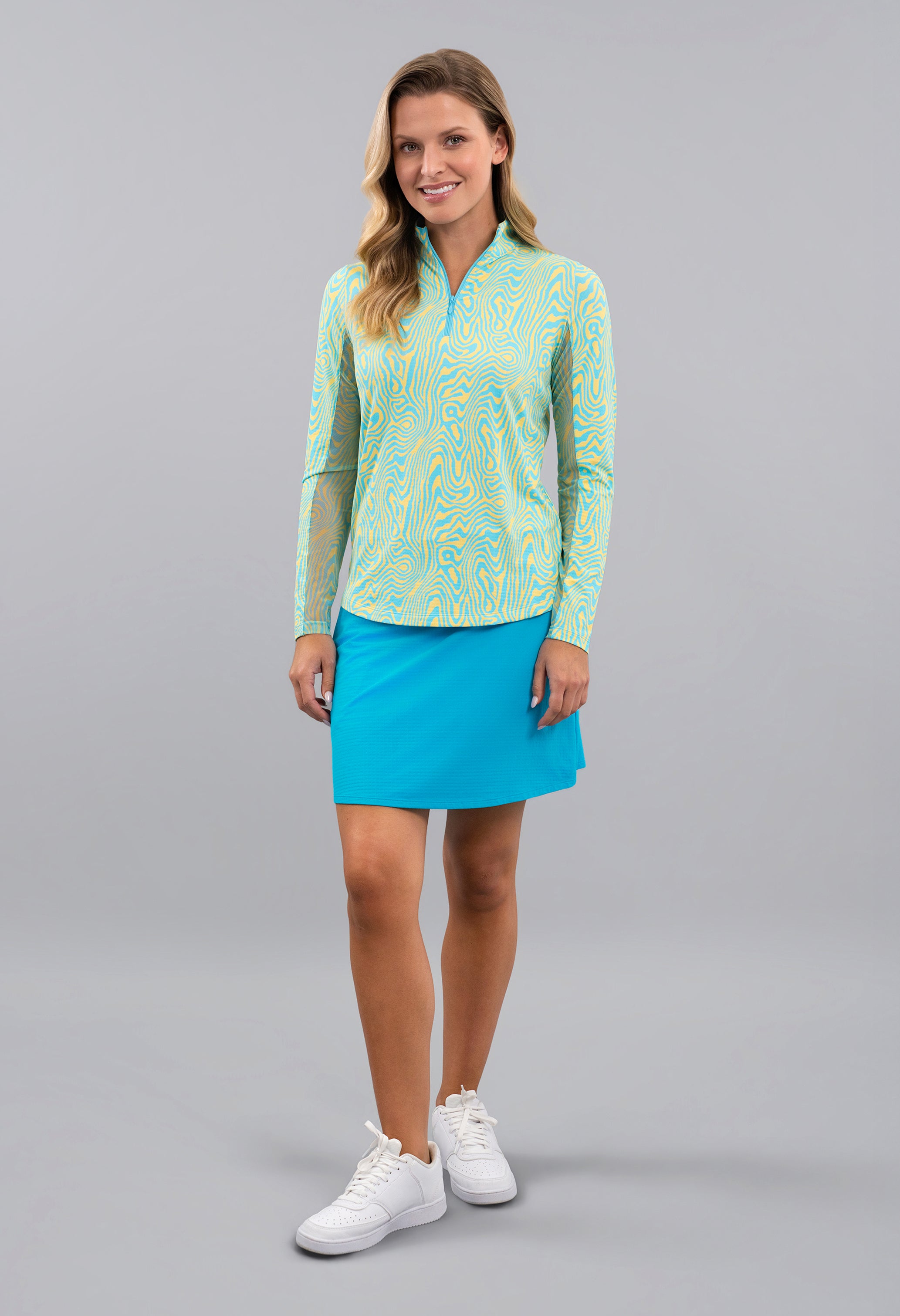 Courtney Long Sleeve Mock Neck Top