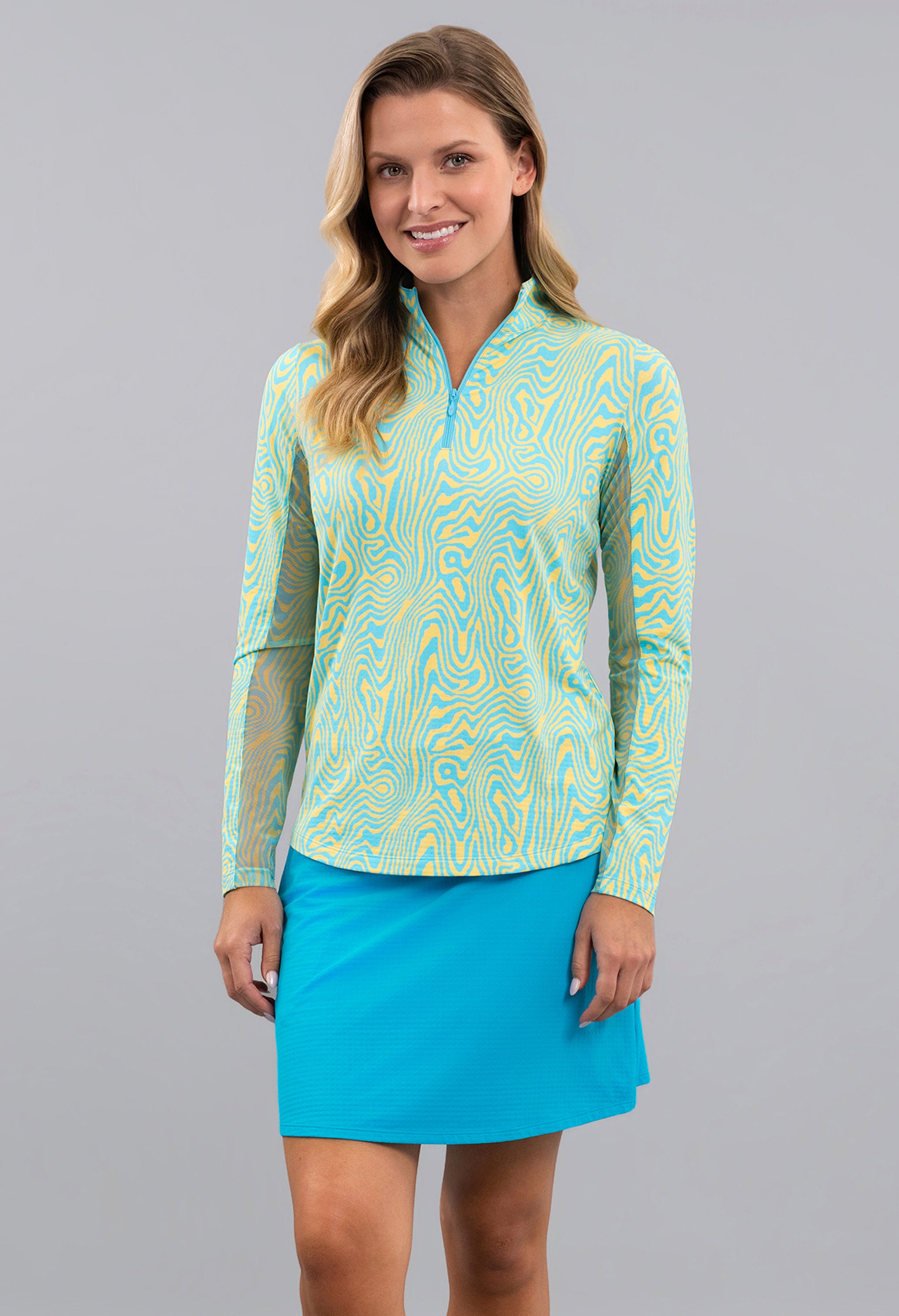 Courtney Long Sleeve Mock Neck Top