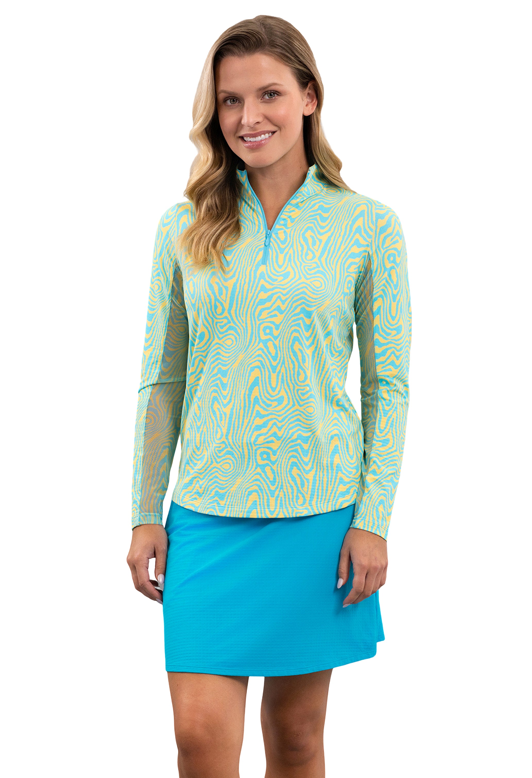 Courtney Long Sleeve Mock Neck Top