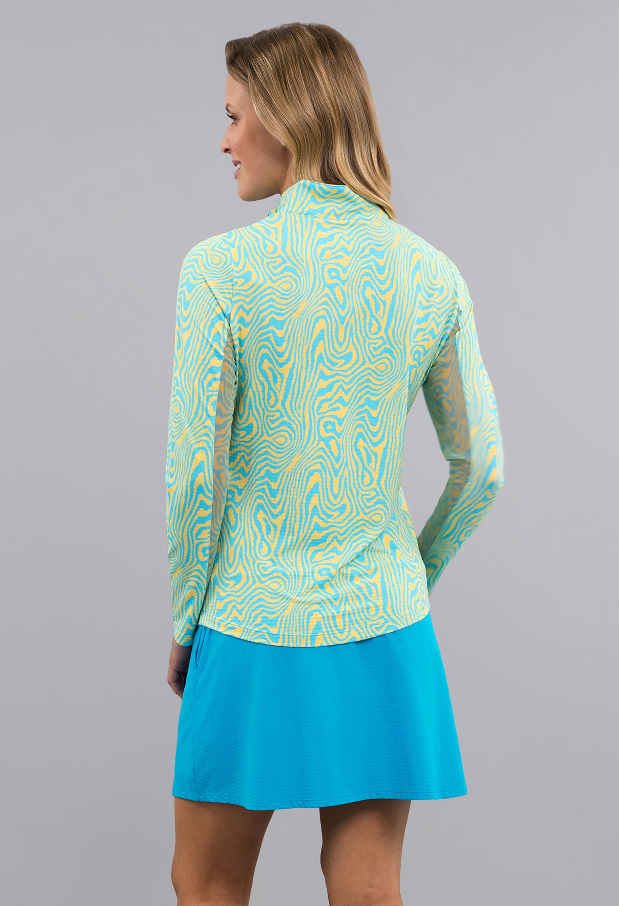 Courtney Long Sleeve Mock Neck Top