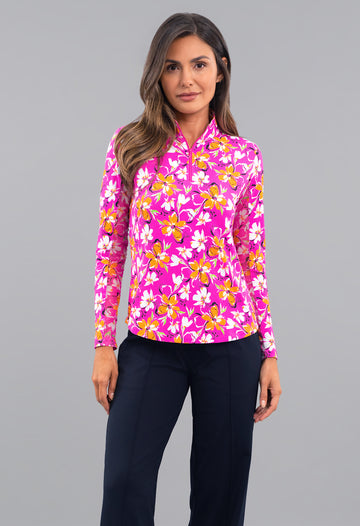 Eleanor Long Sleeve Mock Neck Top