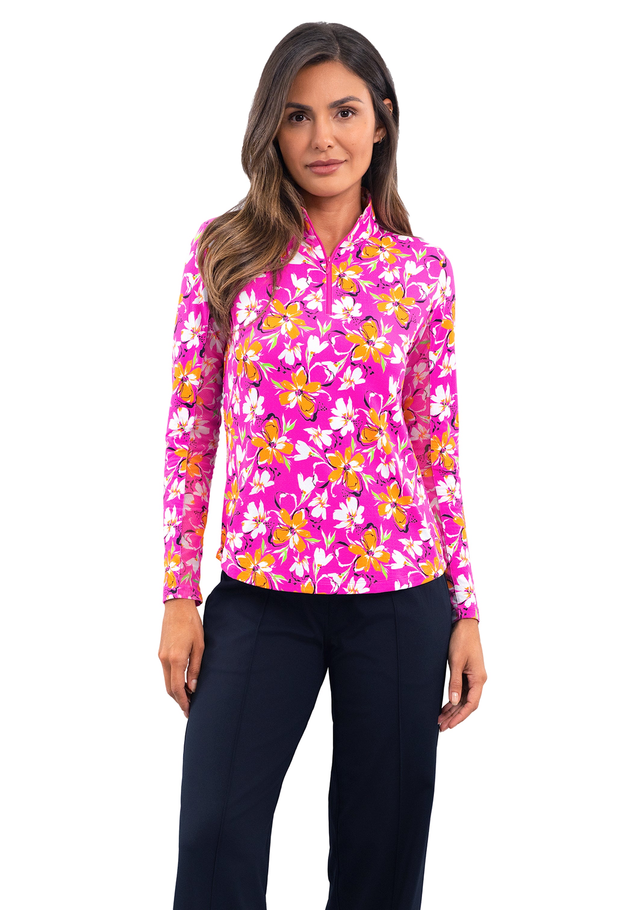 Eleanor Long Sleeve Mock Neck Top