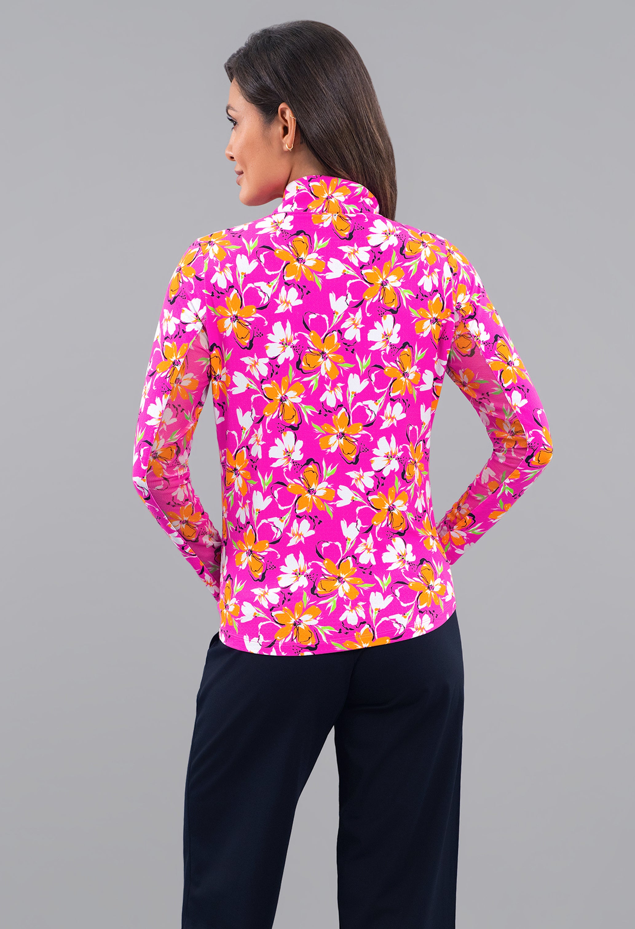 Eleanor Long Sleeve Mock Neck Top