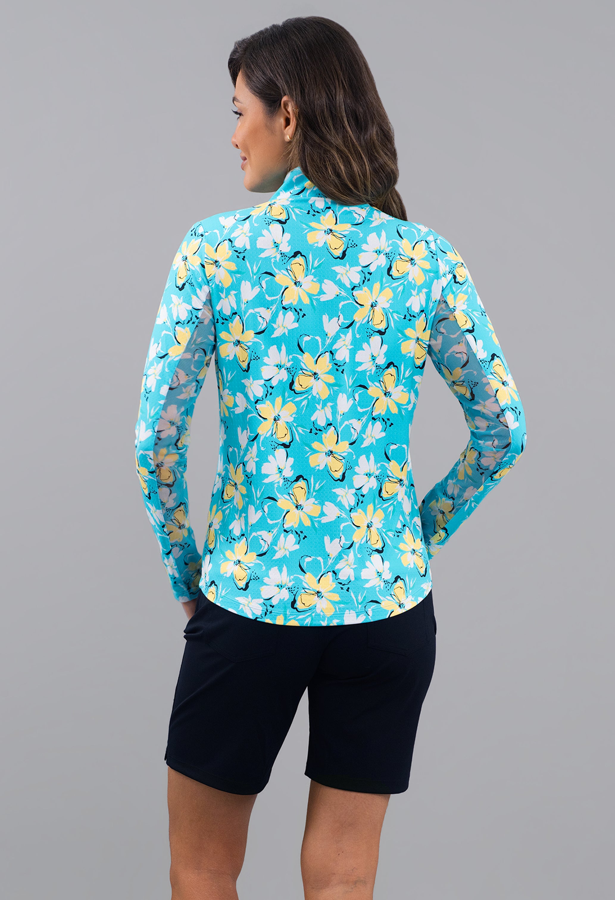 Eleanor Long Sleeve Mock Neck Top