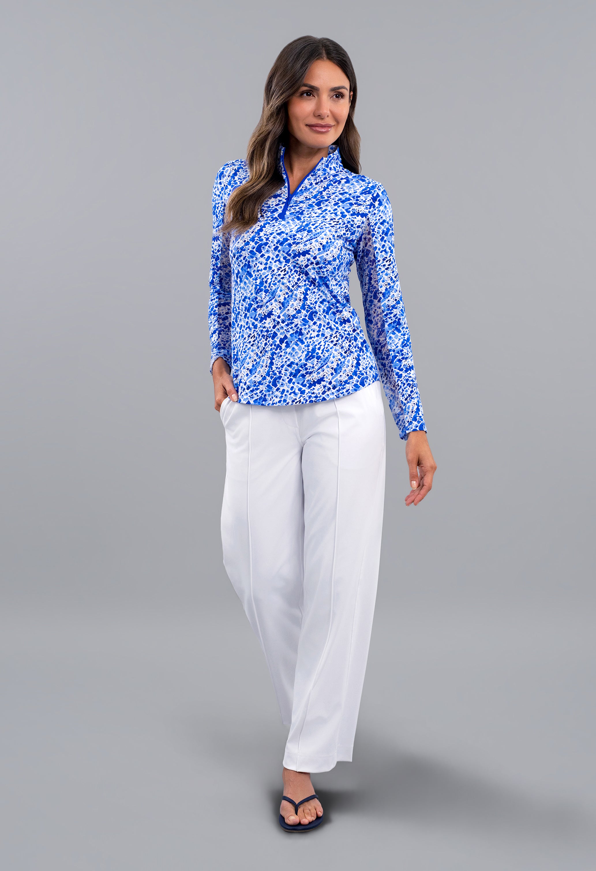 Yesenia Long Sleeve Mock Neck Top