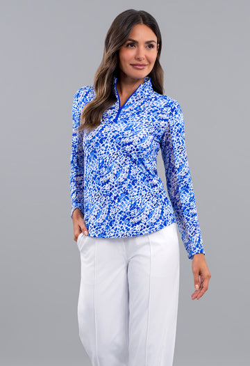 Yesenia Long Sleeve Mock Neck Top