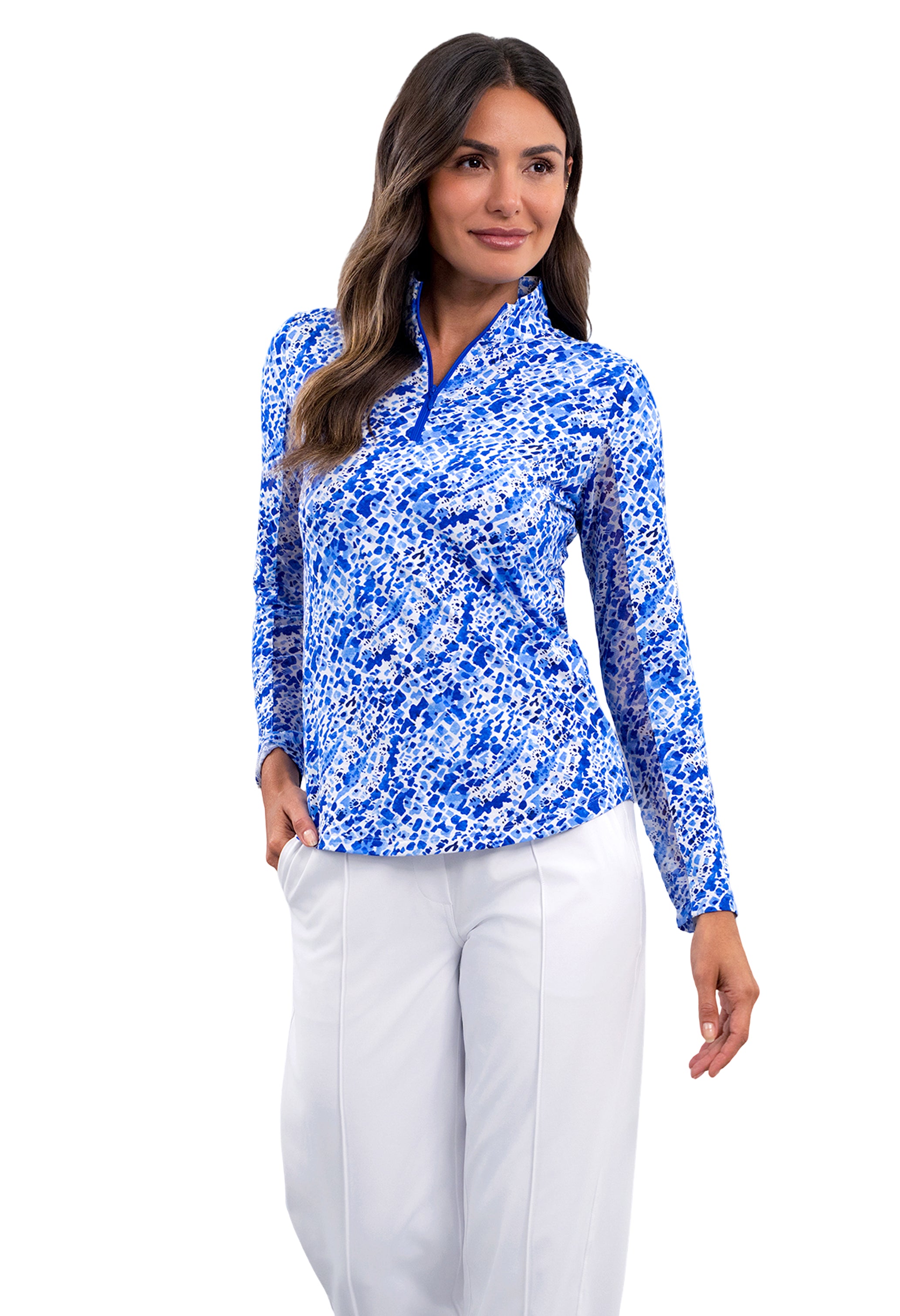 Yesenia Long Sleeve Mock Neck Top