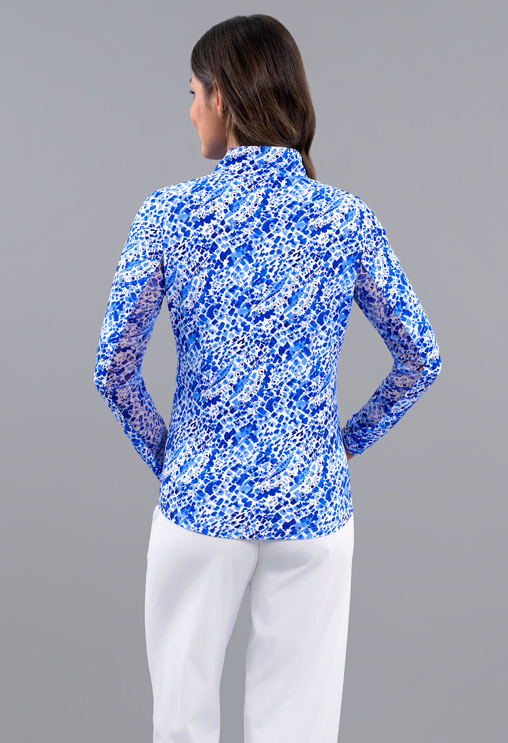 IBKÜL - Yesenia Long Sleeve Mock Neck Top