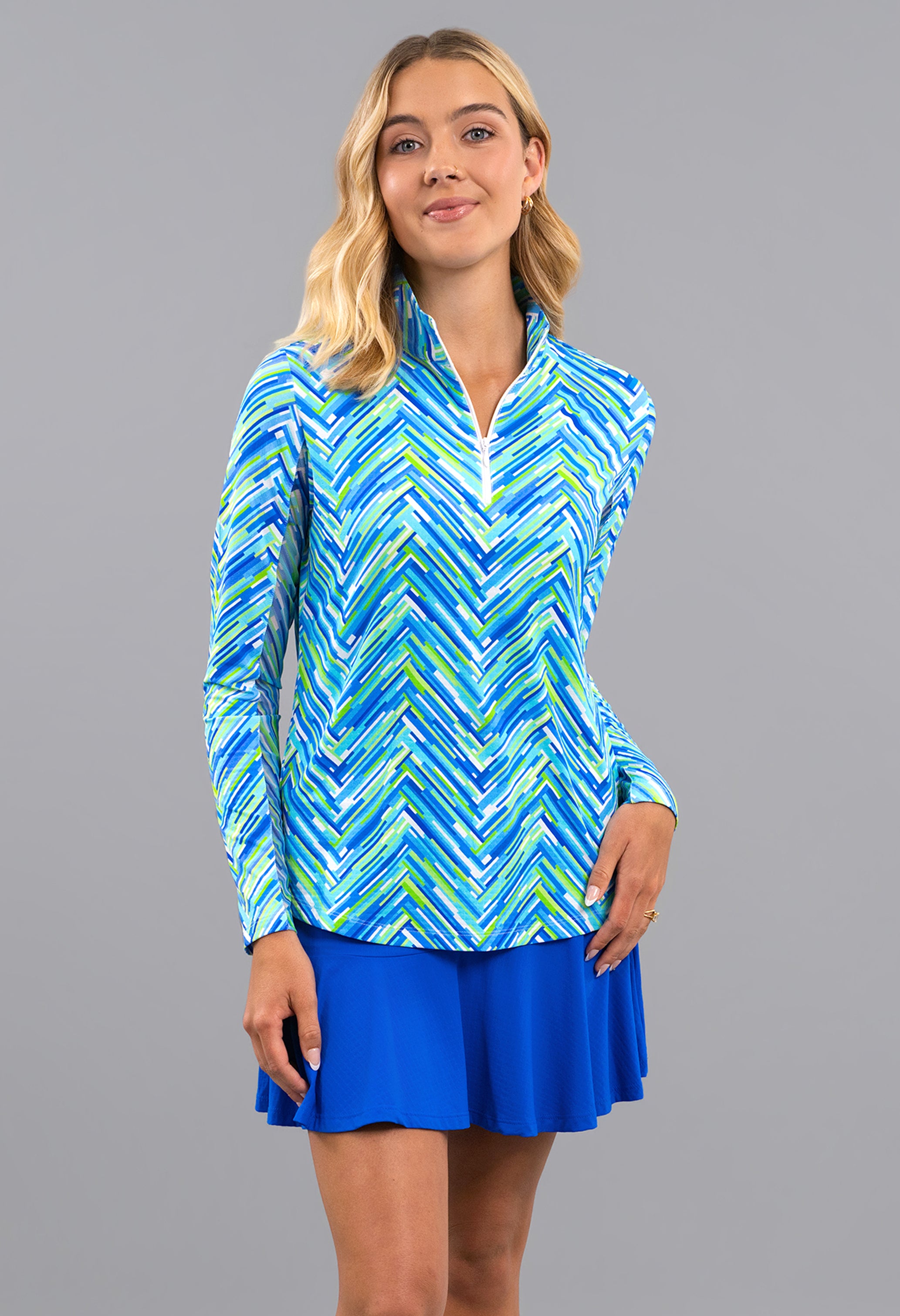 Robin Long Sleeve Mock Neck Top