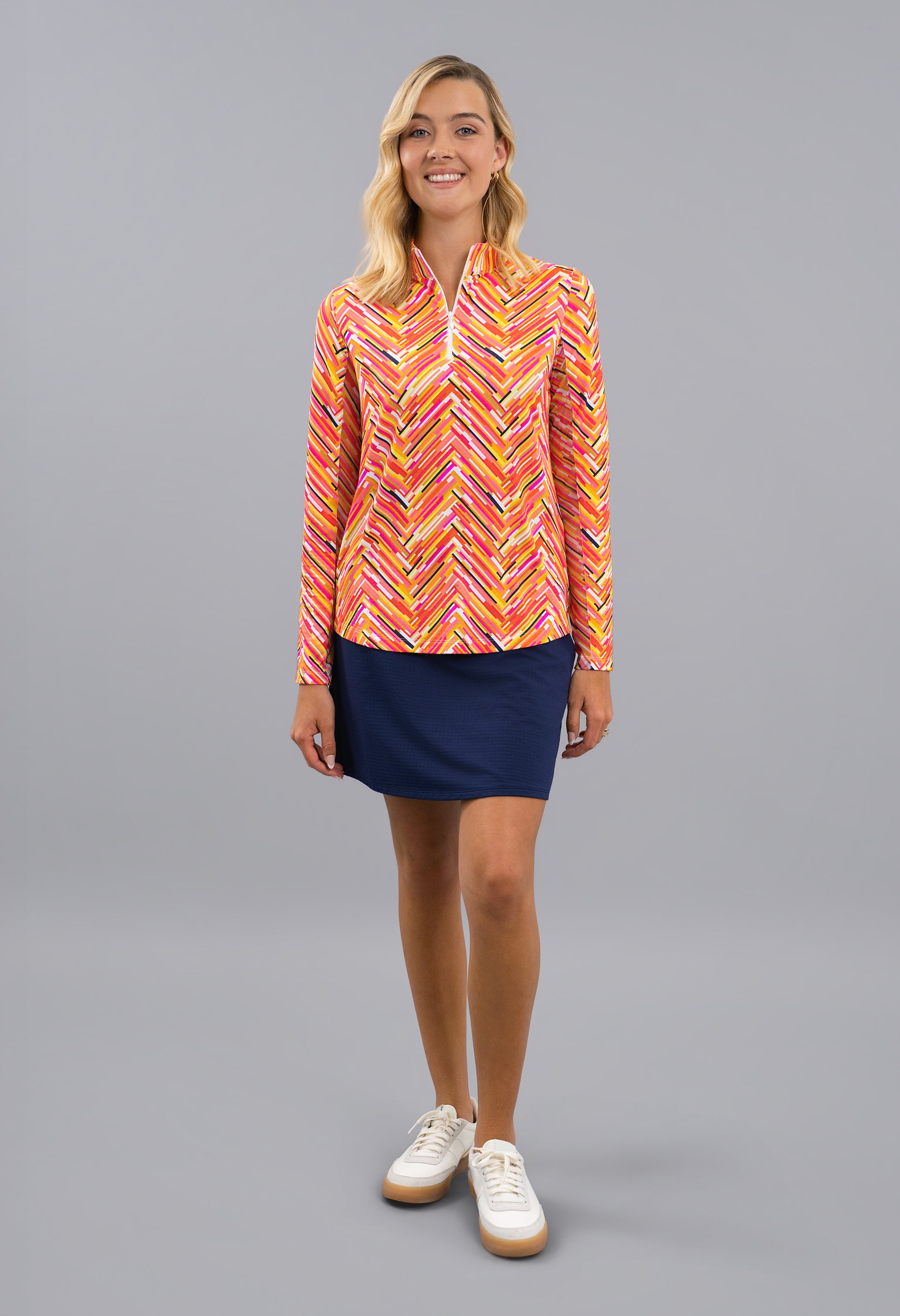 Robin Long Sleeve Mock Neck Top