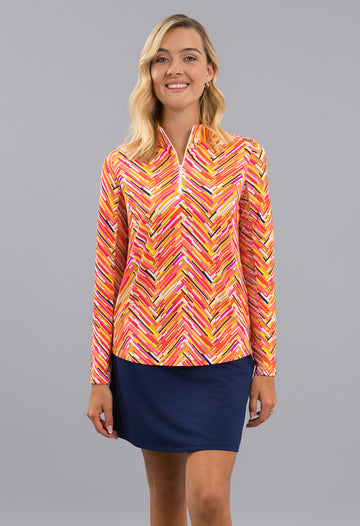 Robin Long Sleeve Mock Neck Top