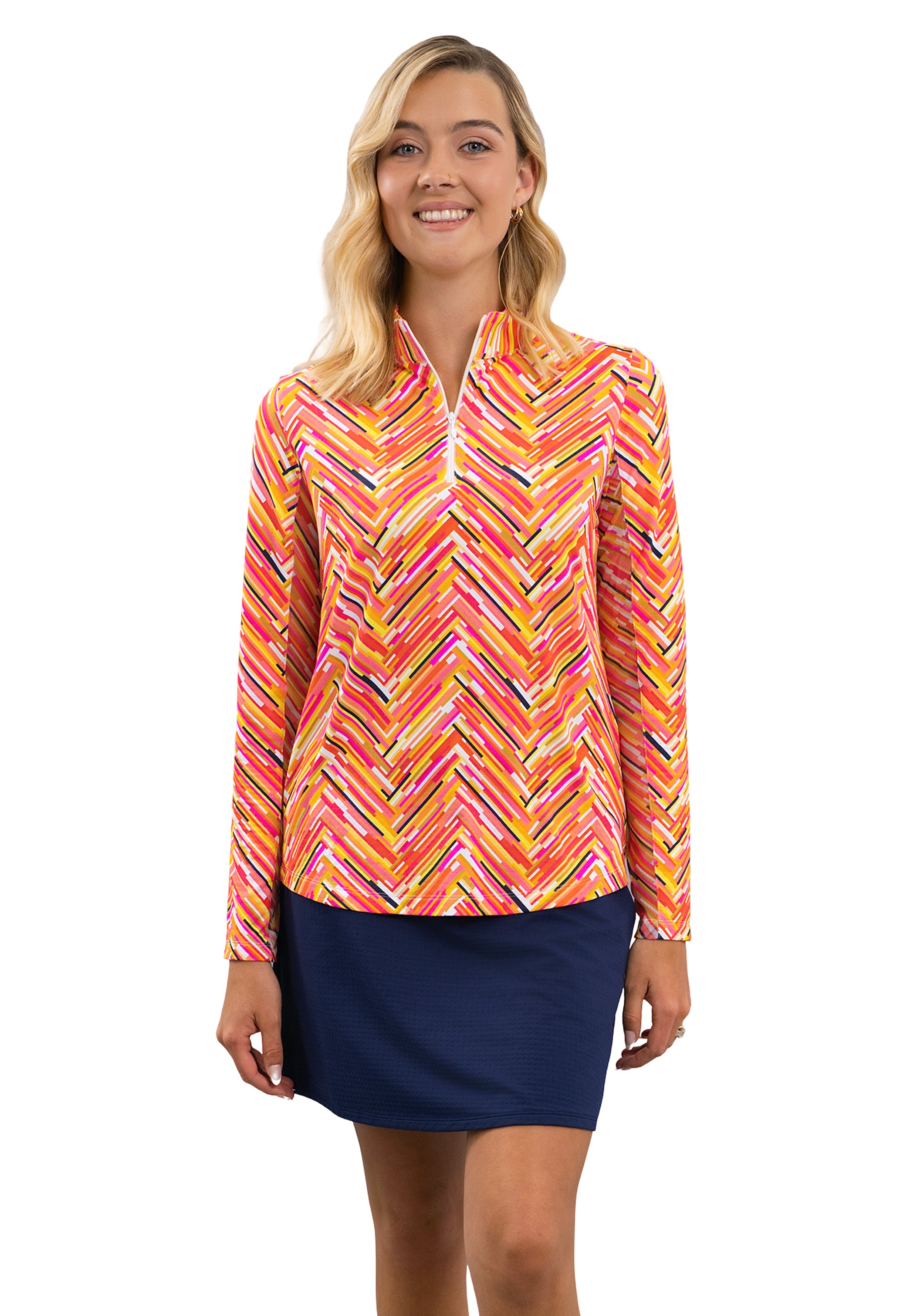 Robin Long Sleeve Mock Neck Top