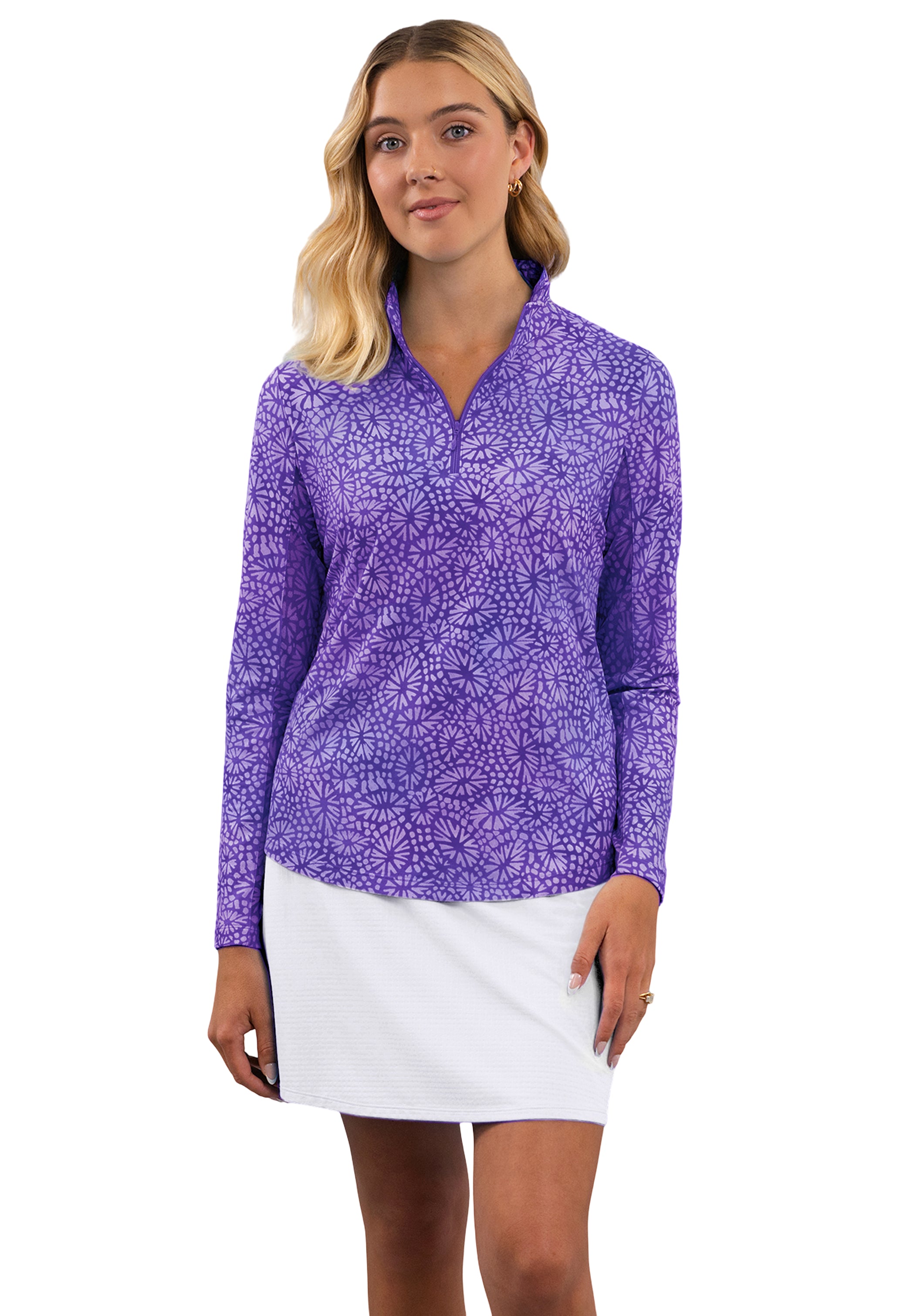 Gladis Long Sleeve Mock Neck Top
