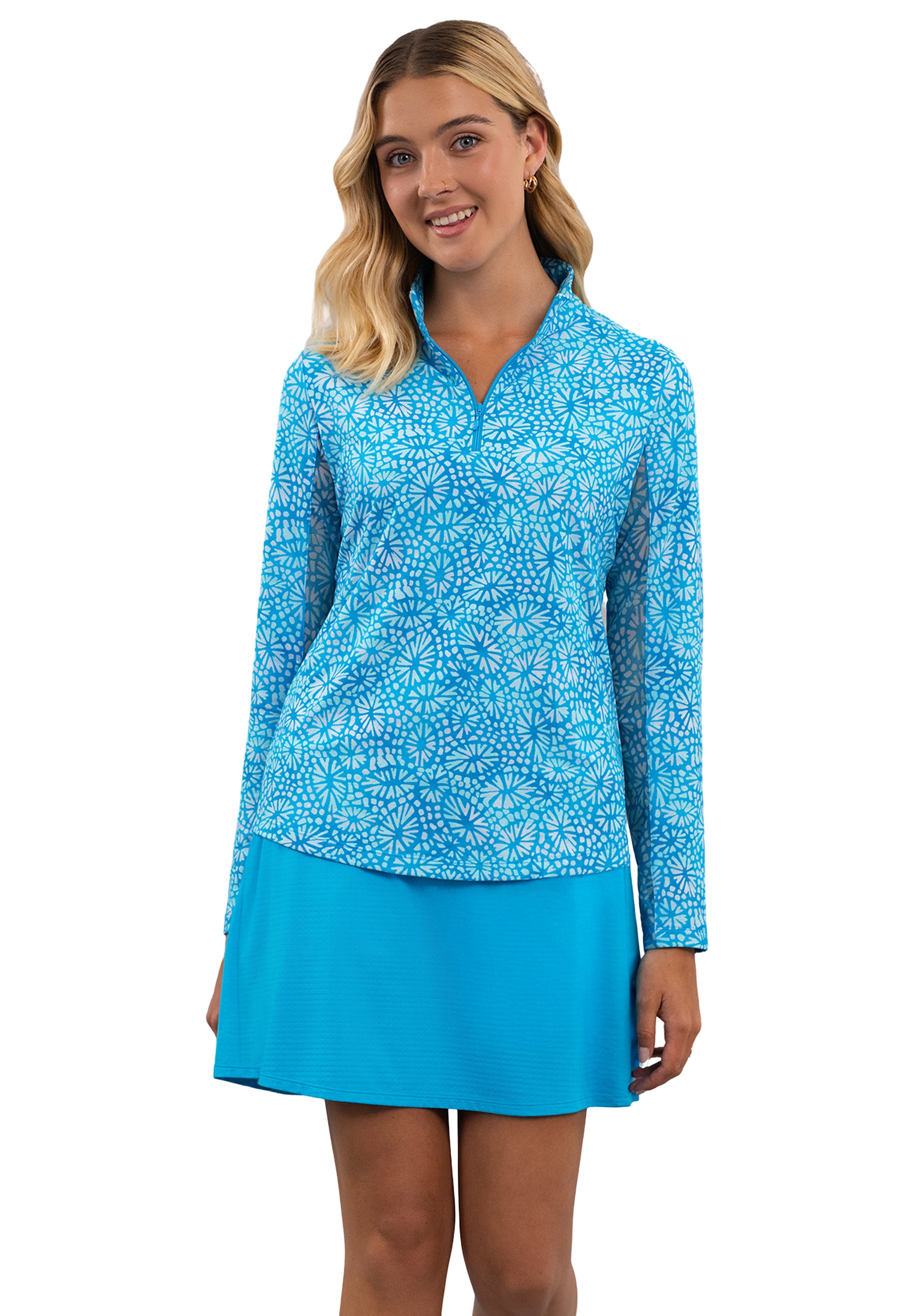Gladis Long Sleeve Mock Neck Top