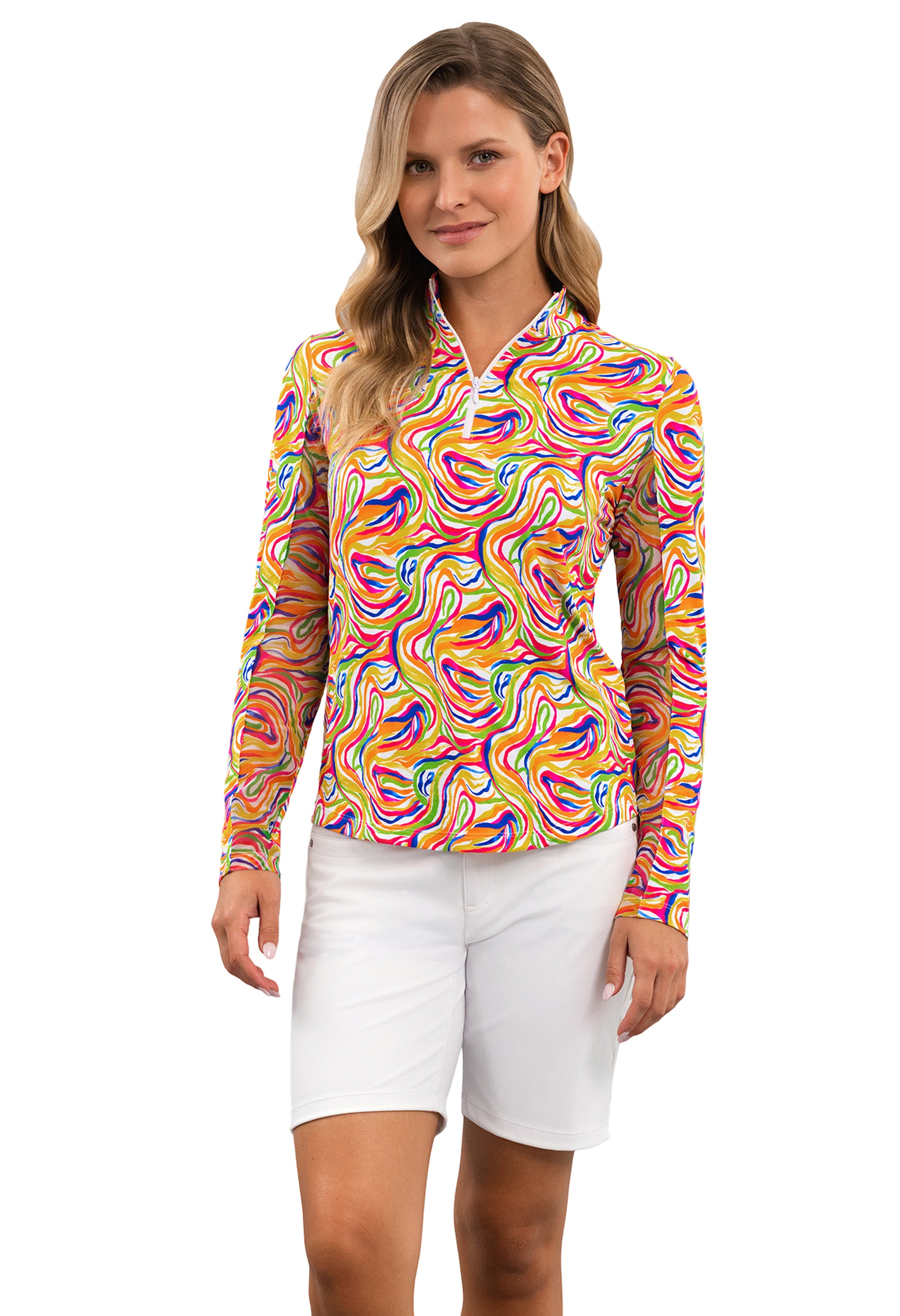 Thalia Long Sleeve Mock Neck Top