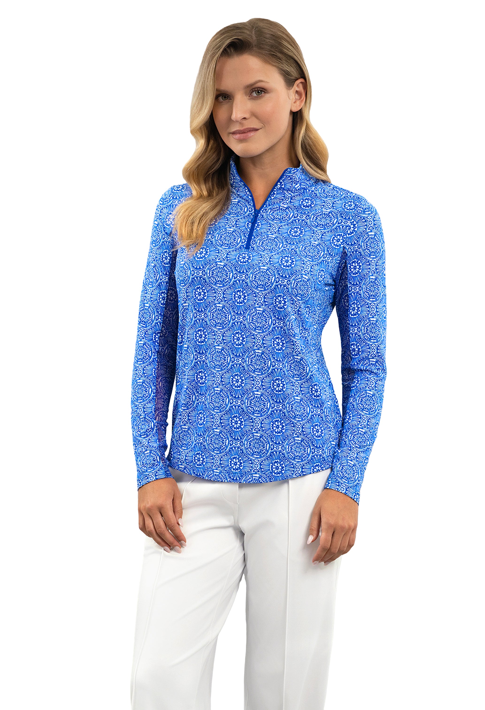 Amani Long Sleeve Mock Neck Top