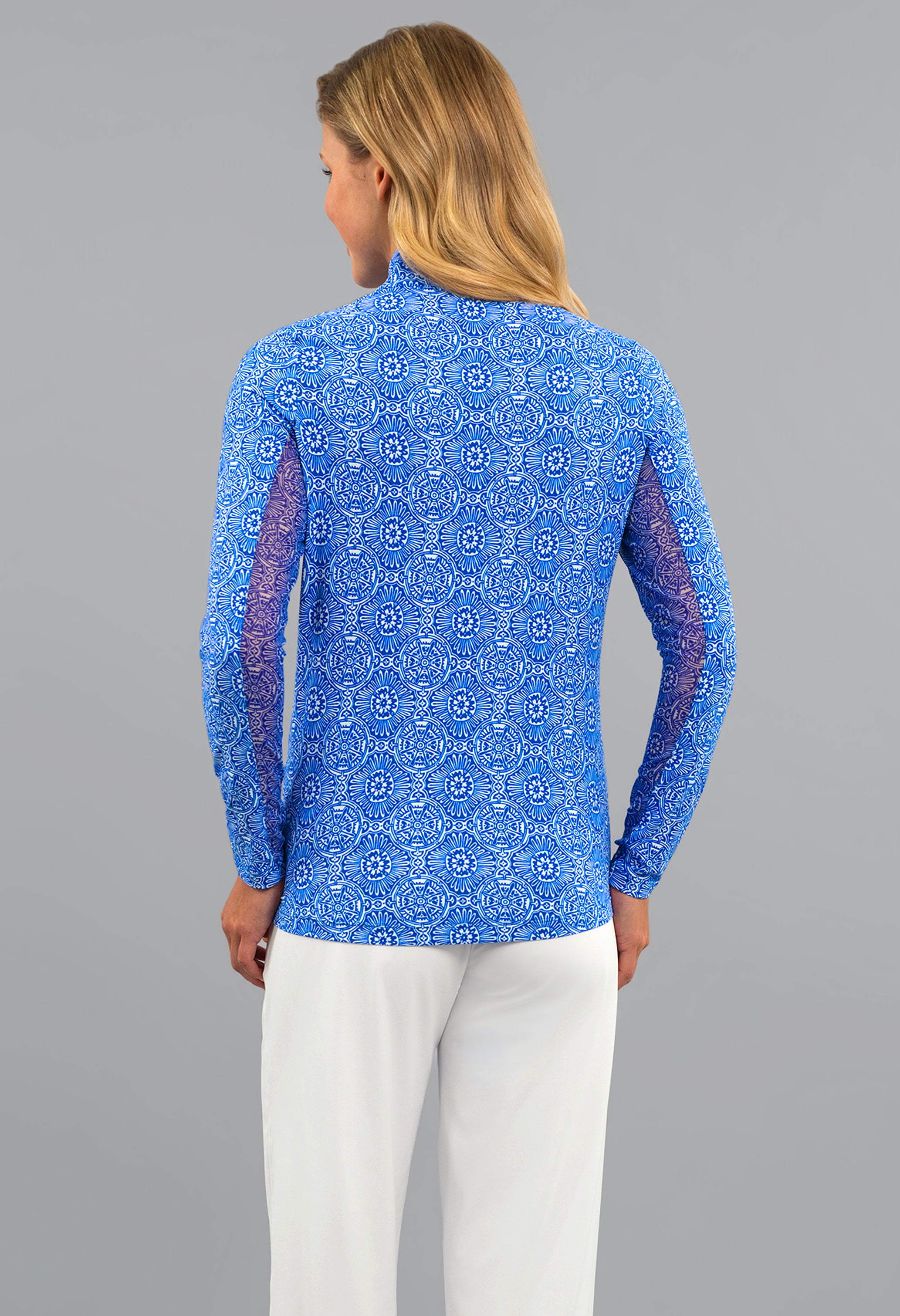 Amani Long Sleeve Mock Neck Top
