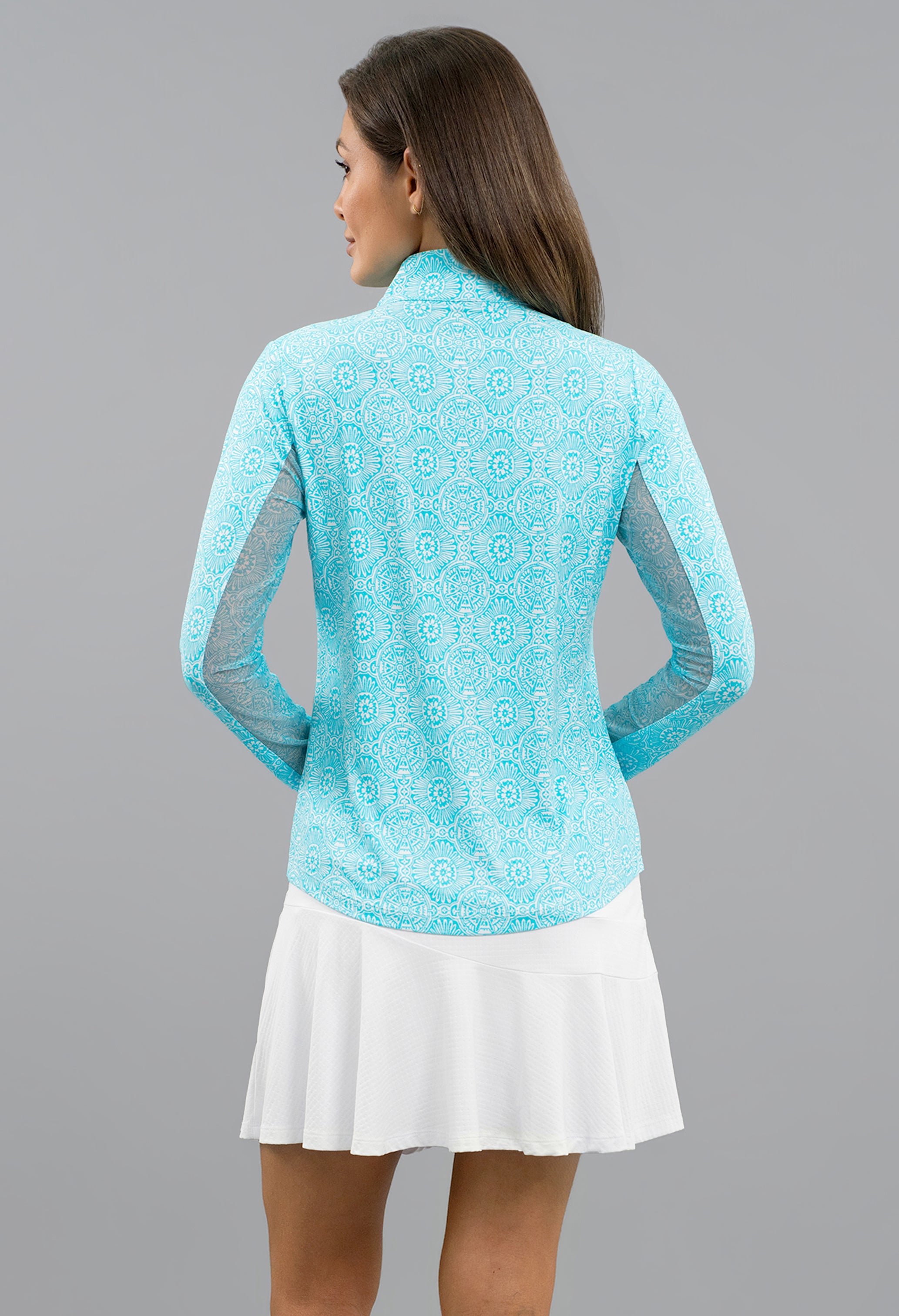 Amani Long Sleeve Mock Neck Top