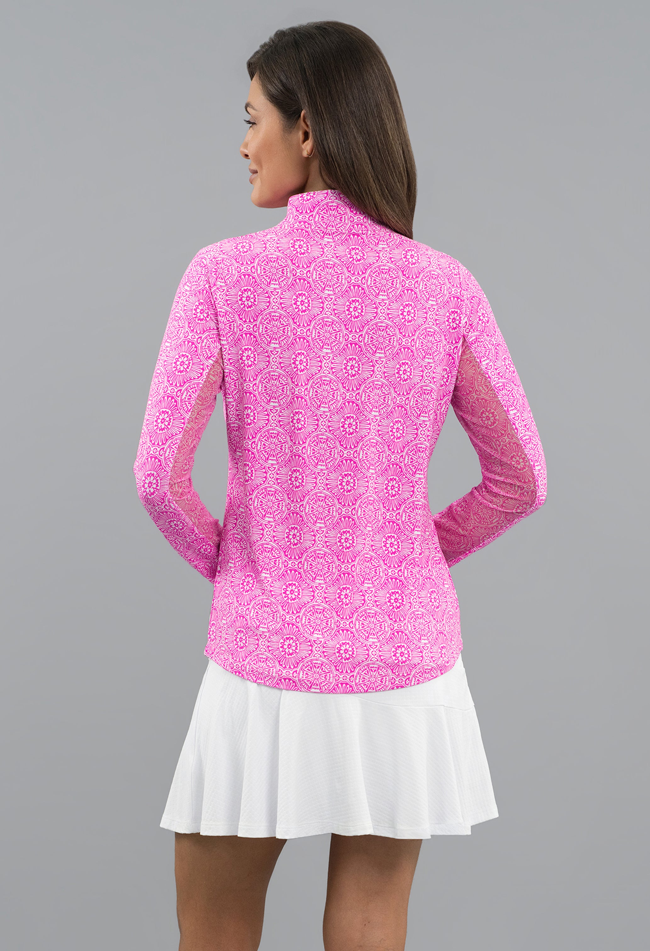 Amani Long Sleeve Mock Neck Top