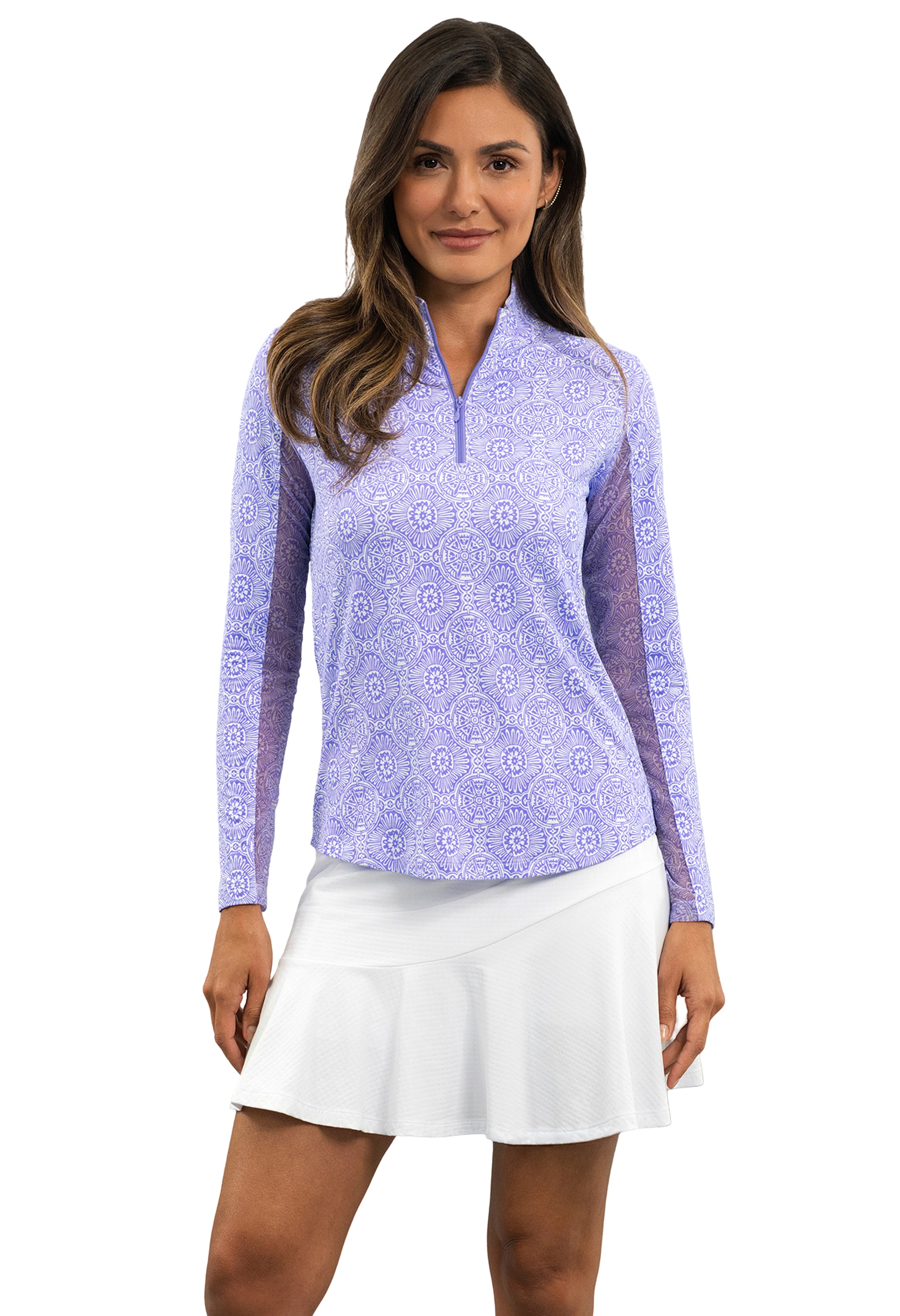 Amani Long Sleeve Mock Neck Top