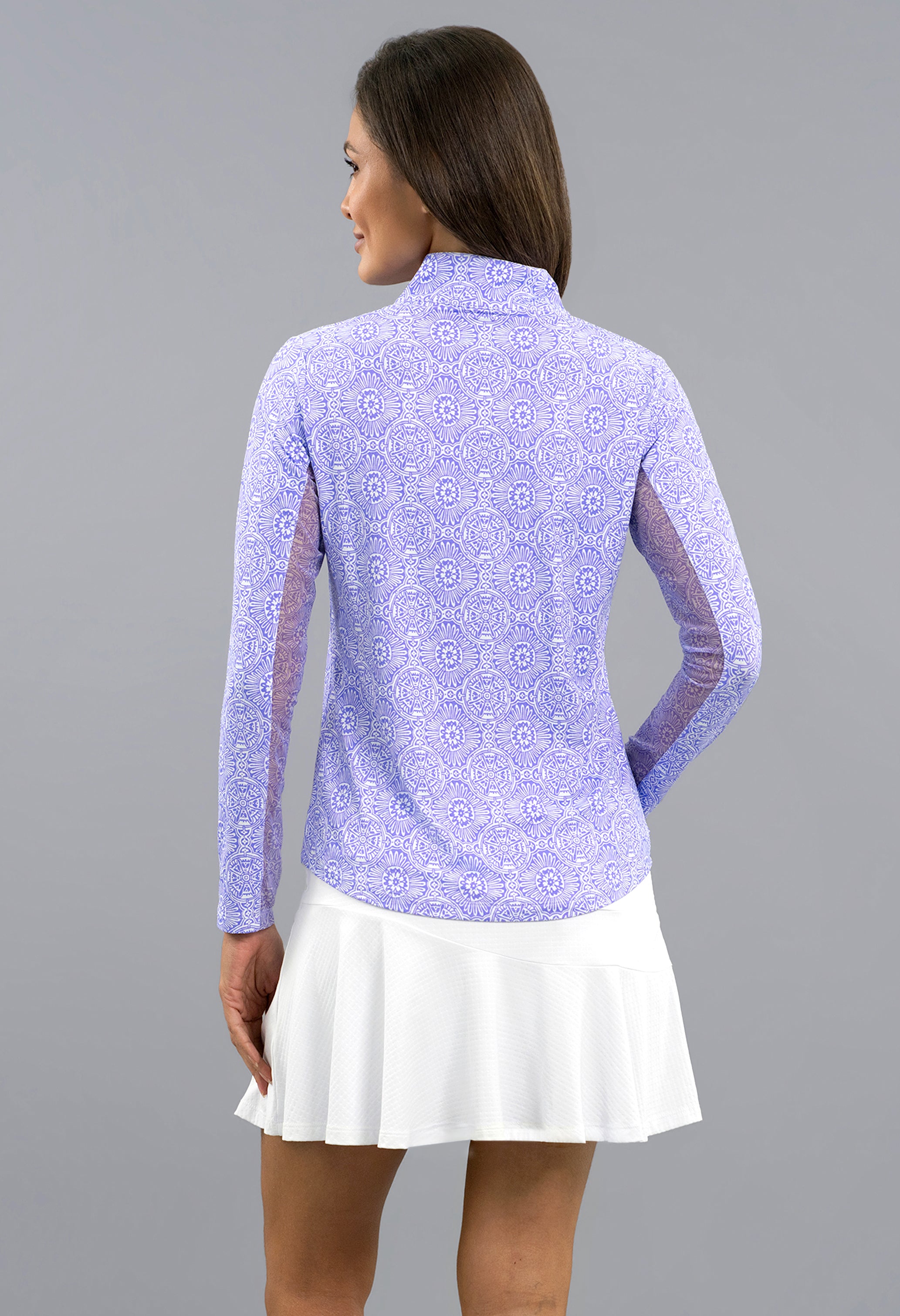 Amani Long Sleeve Mock Neck Top