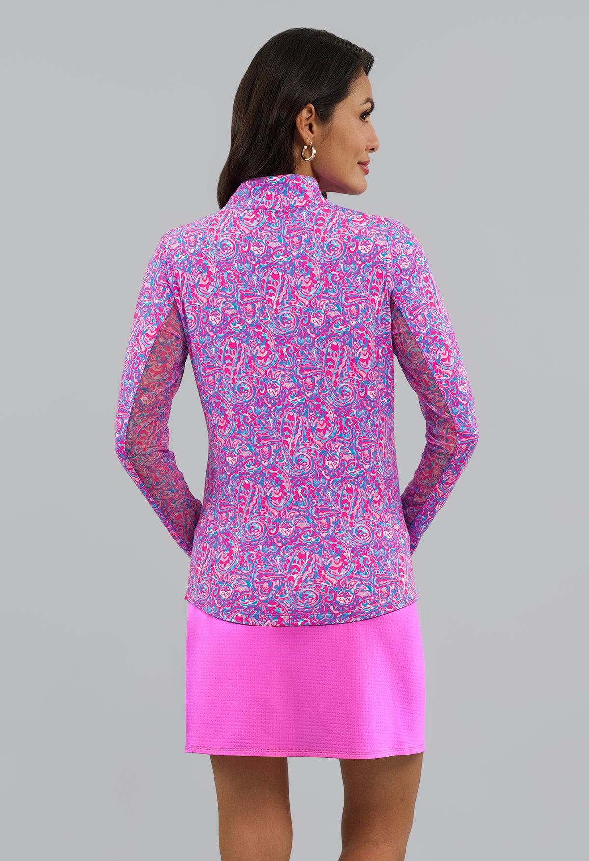 Bianca Long Sleeve Mock Neck Top