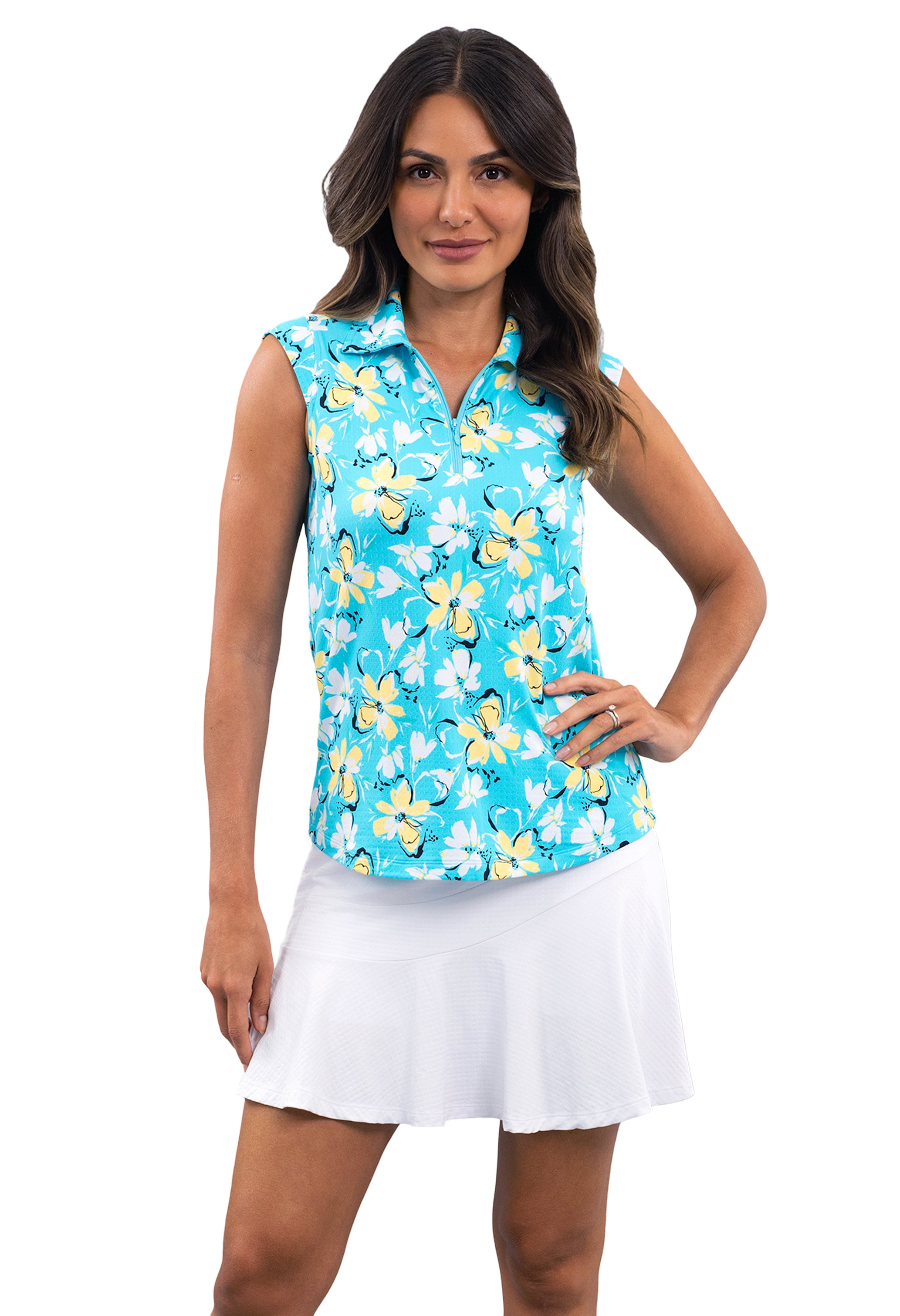 Eleanor Sleeveless Polo