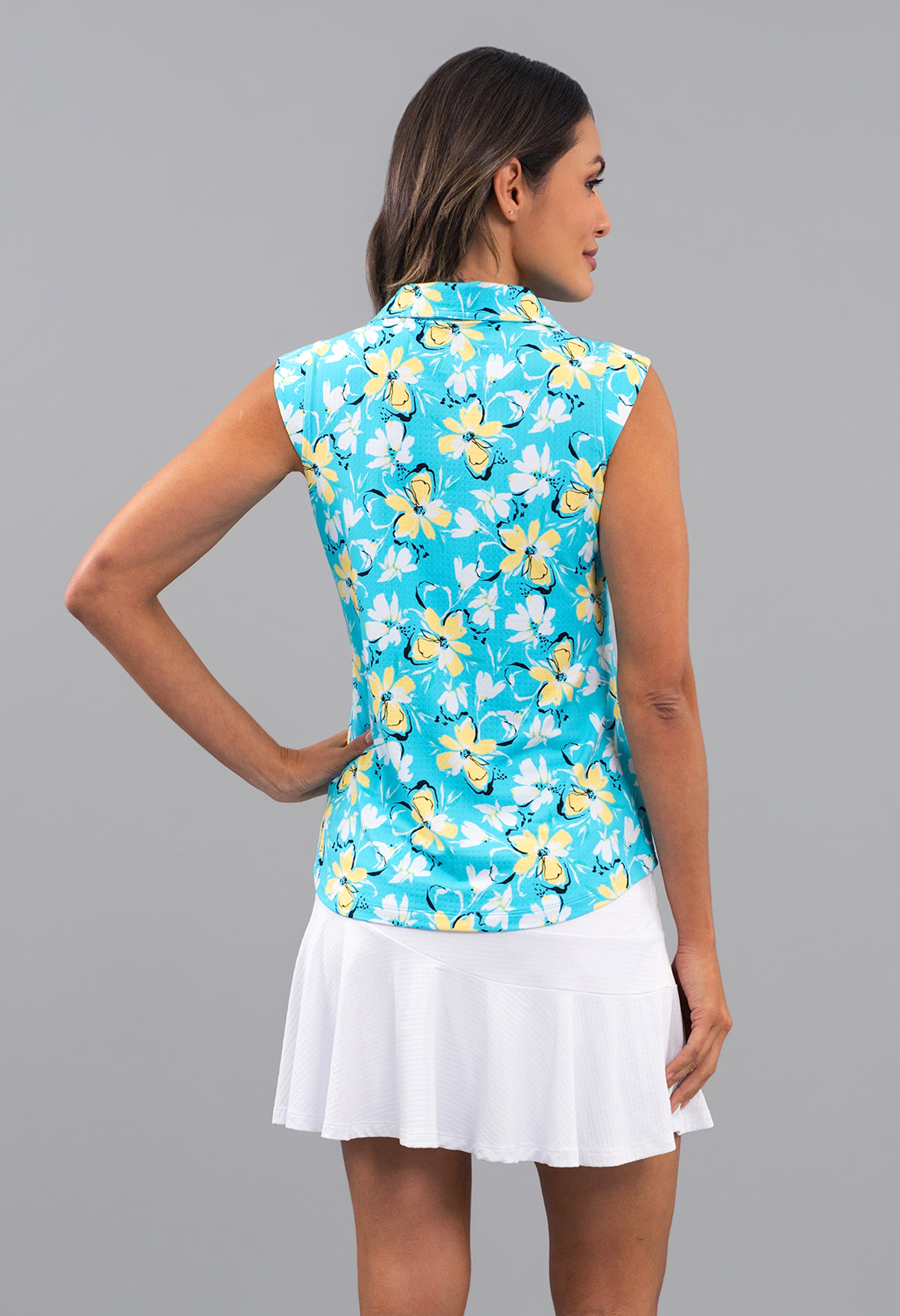 Eleanor Sleeveless Polo