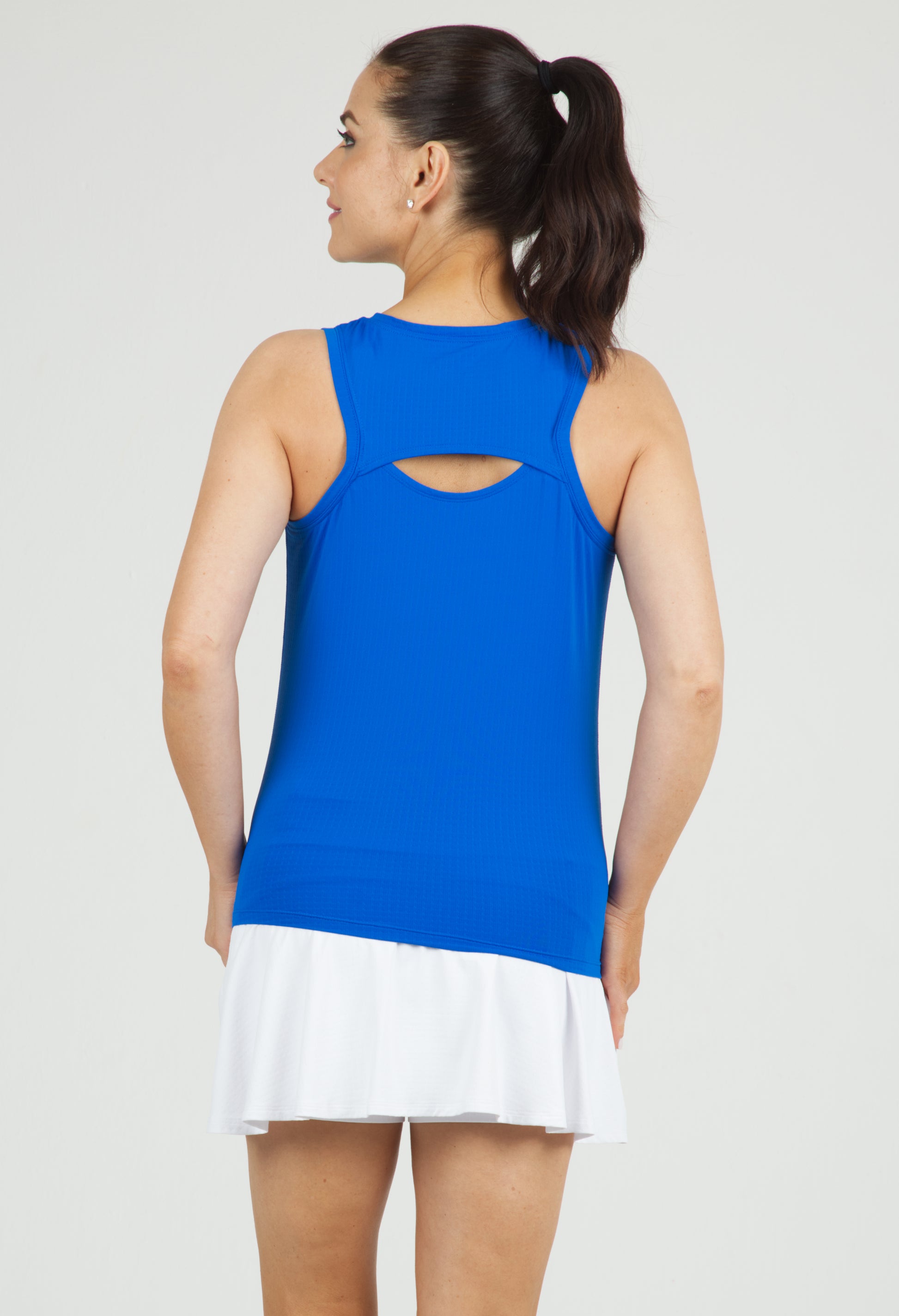 IBKÜL - Solid Tennis Tank Top - 15000 - Color: Blue