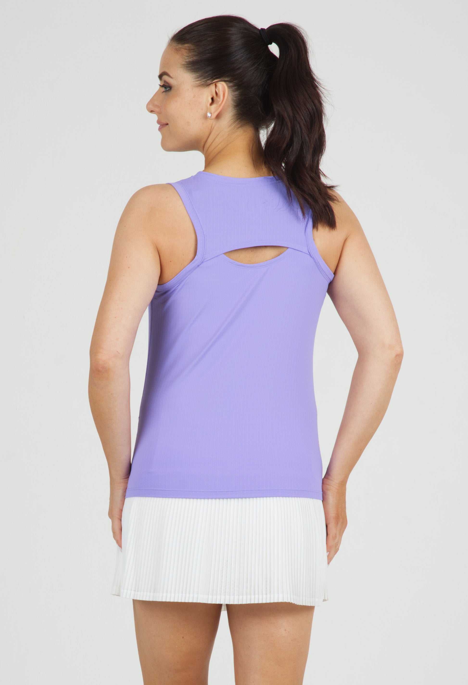 IBKÜL - Solid Tennis Tank Top - 15000 - Color: Lavender