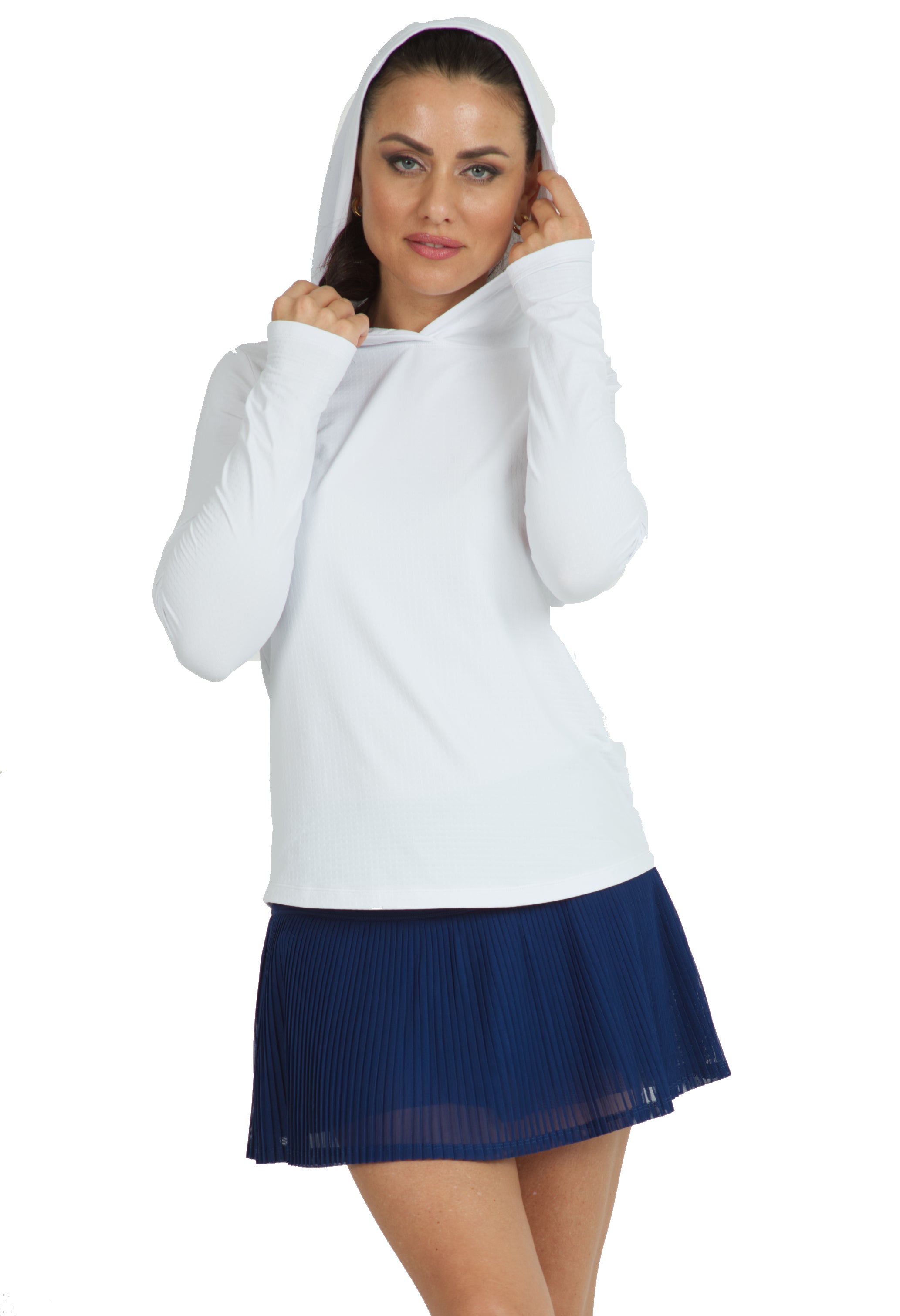 IBKÜL - Solid Women's Hoody - 16000 - Color: White