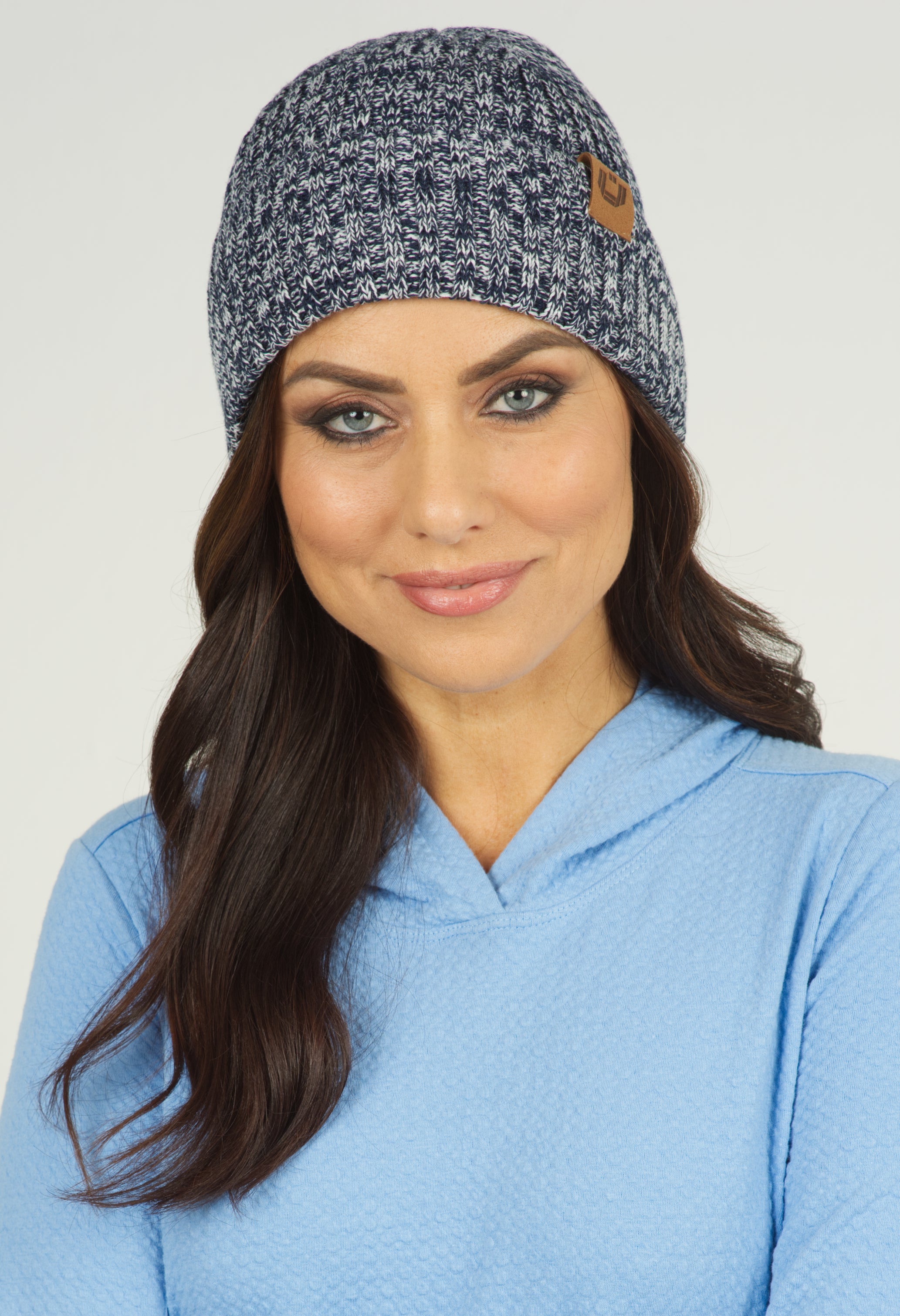 IBKÜL - Knit Hat - 18000 - Color: Navy/White