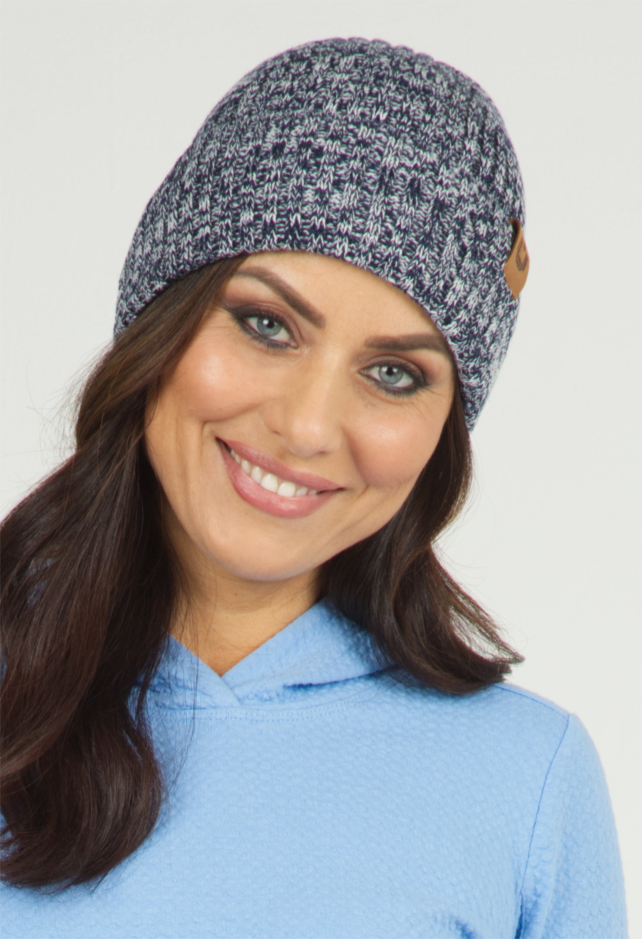IBKÜL - Knit Hat - 18000 - Color: Navy/White