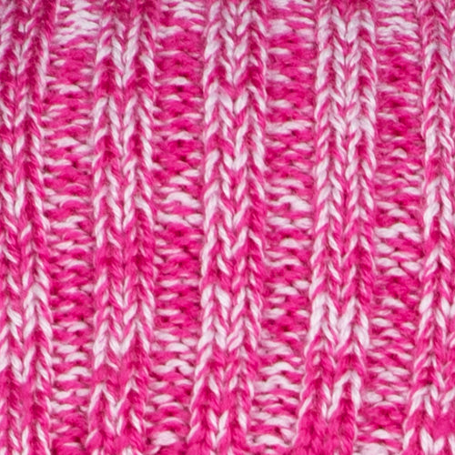 IBKÜL - Knit Hat - 18000 - Color: Hot Pink/White