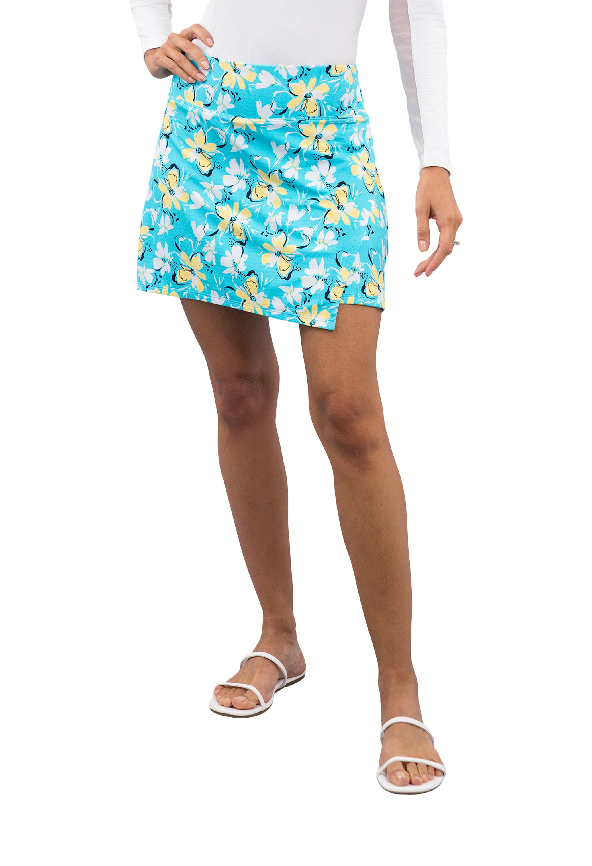Eleanor Faux Wrap Skort 16.5"
