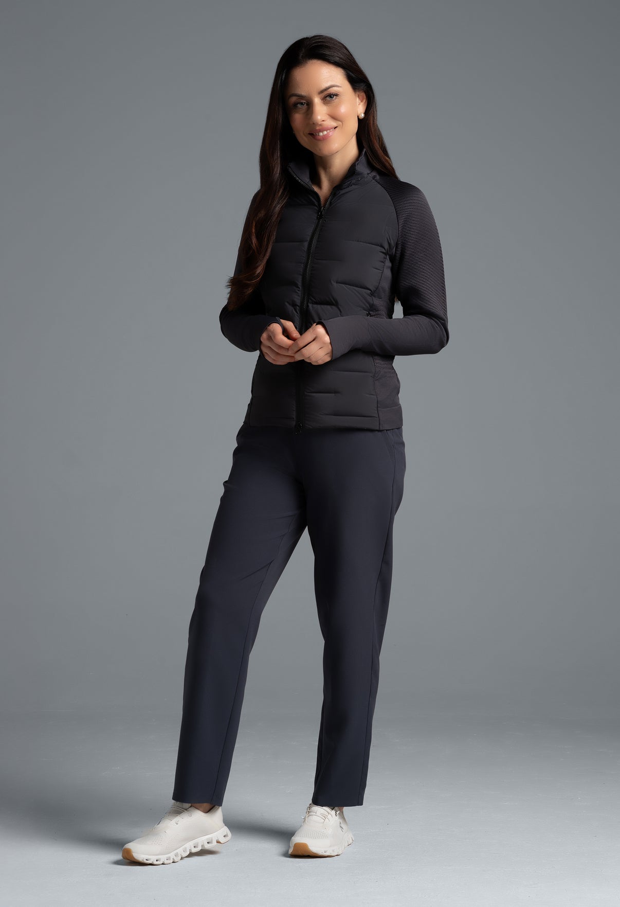 IBKÜL - Solid Puff Jacket - 32000 - Color: Charcoal