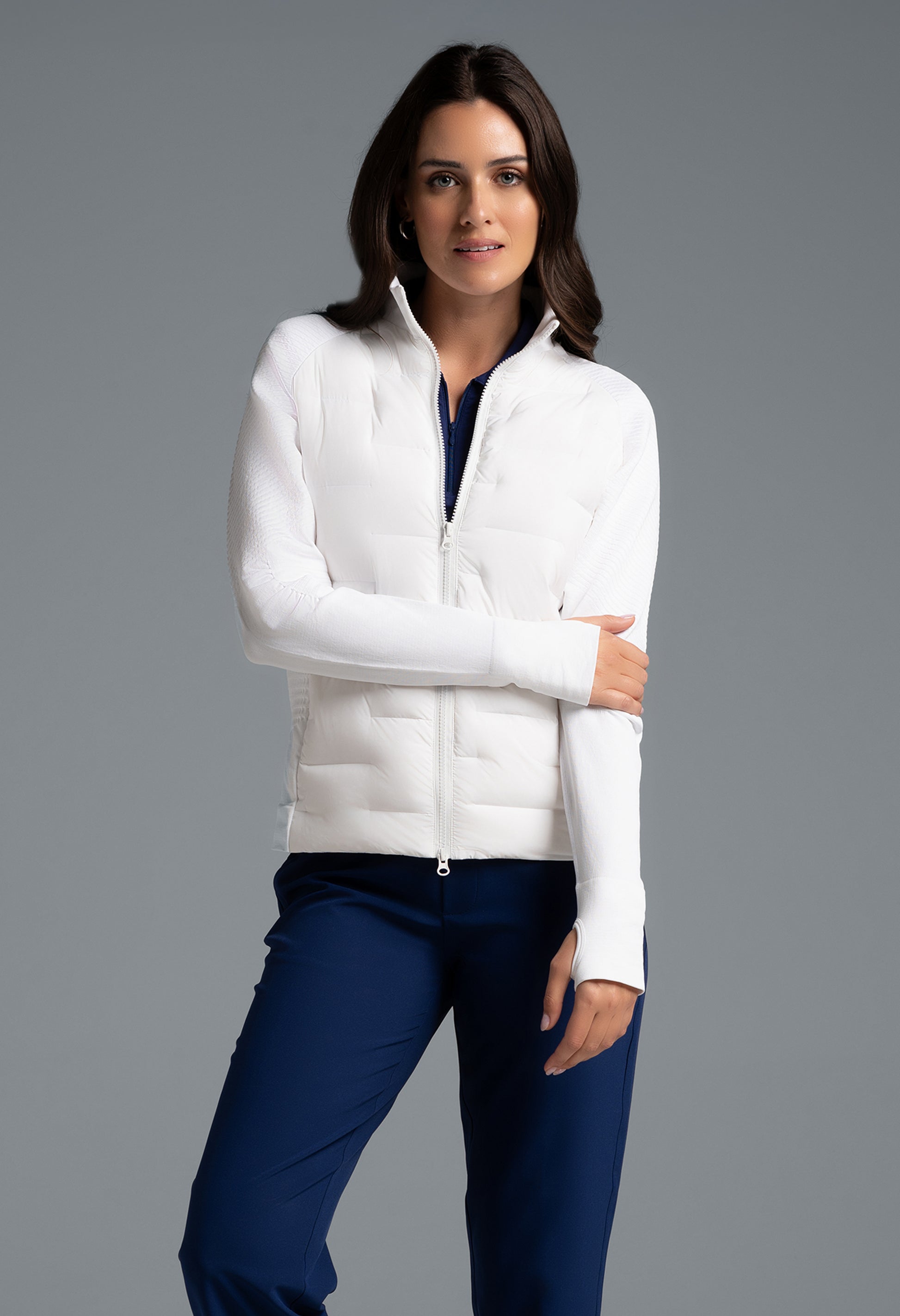 IBKÜL - Solid Puff Jacket - 32000 - Color: White