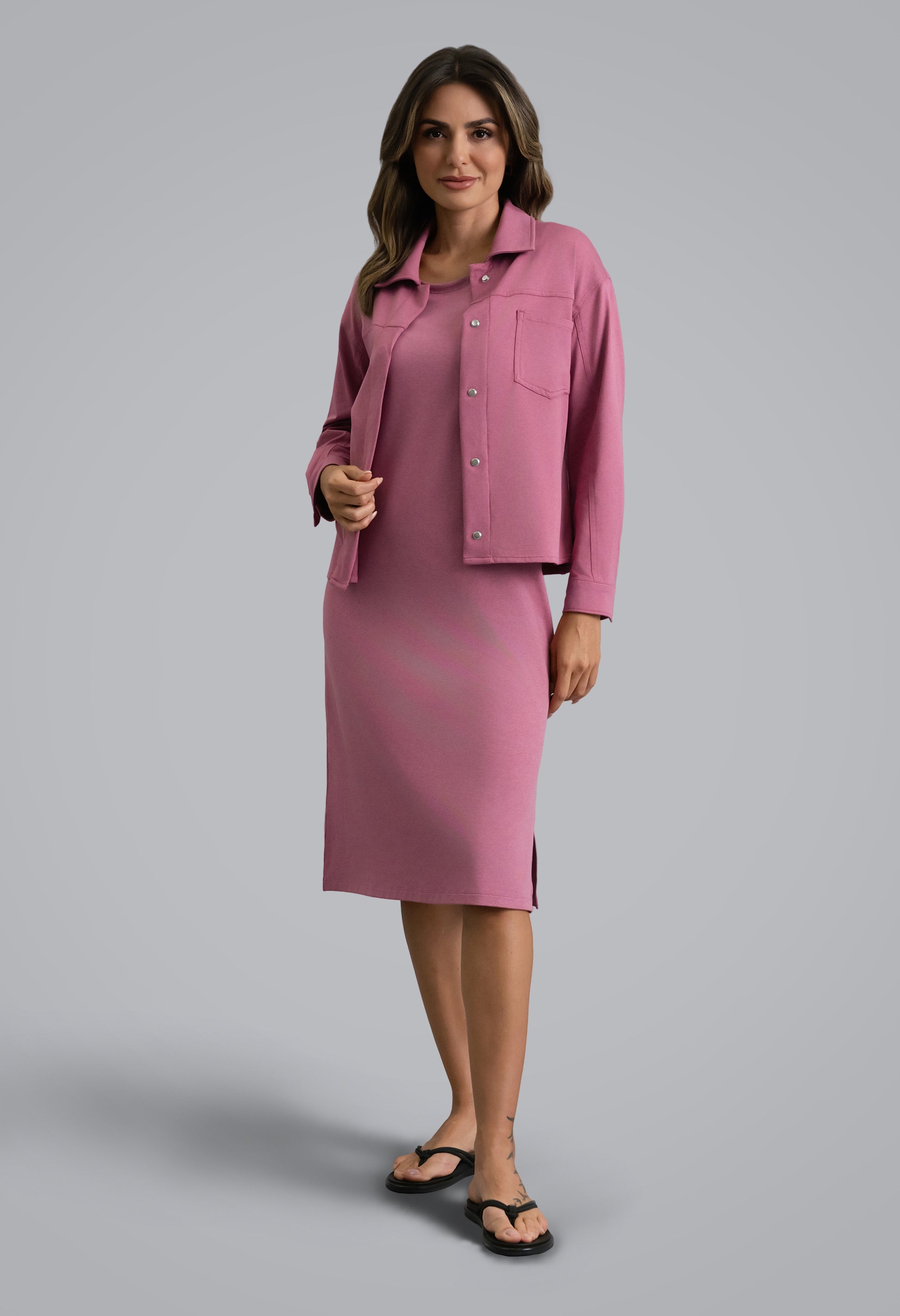 IBKÜL - IBKomfortable Biker Jacket - Color: Rose Heather