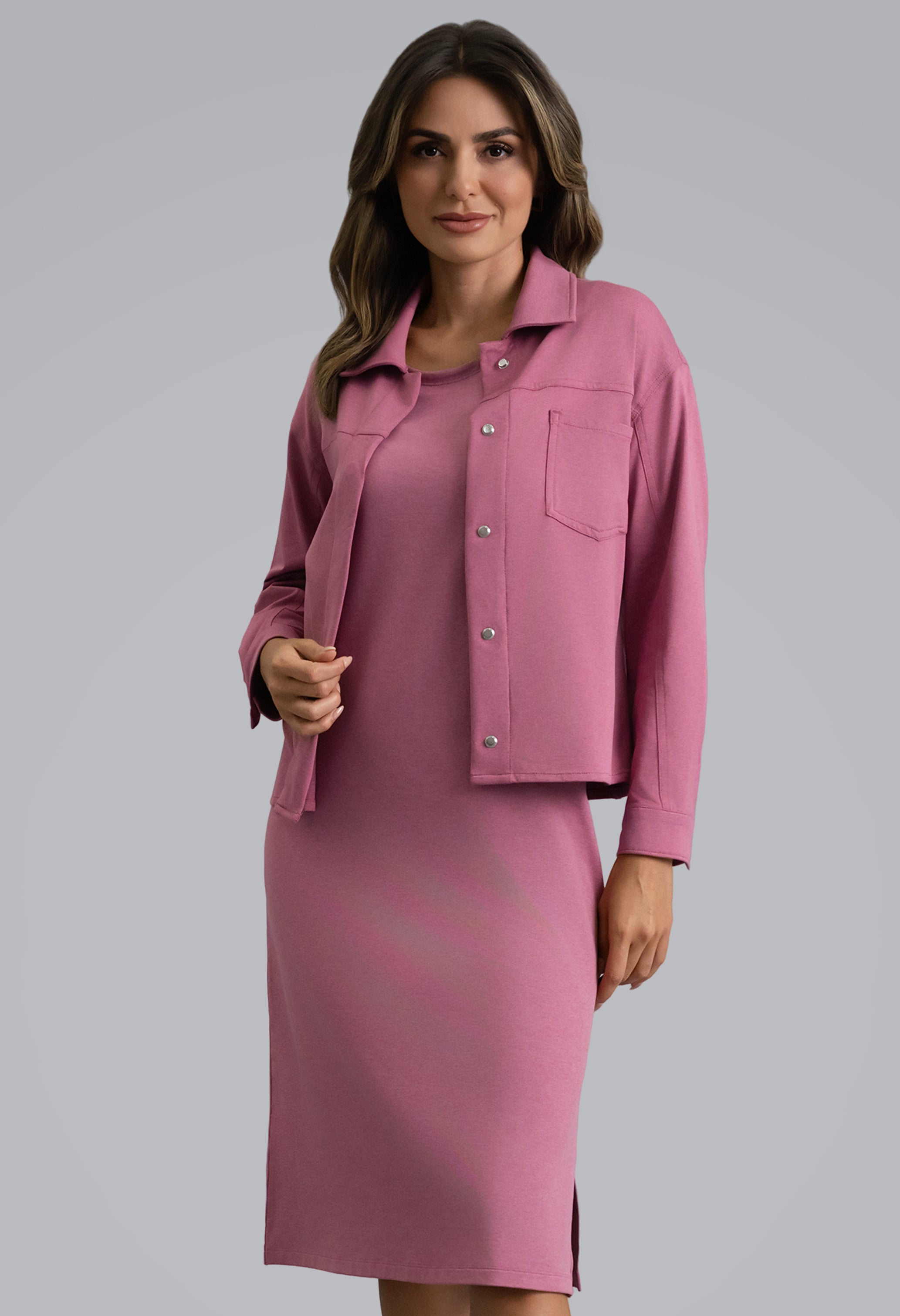 IBKÜL - IBKomfortable Biker Jacket - Color: Rose Heather