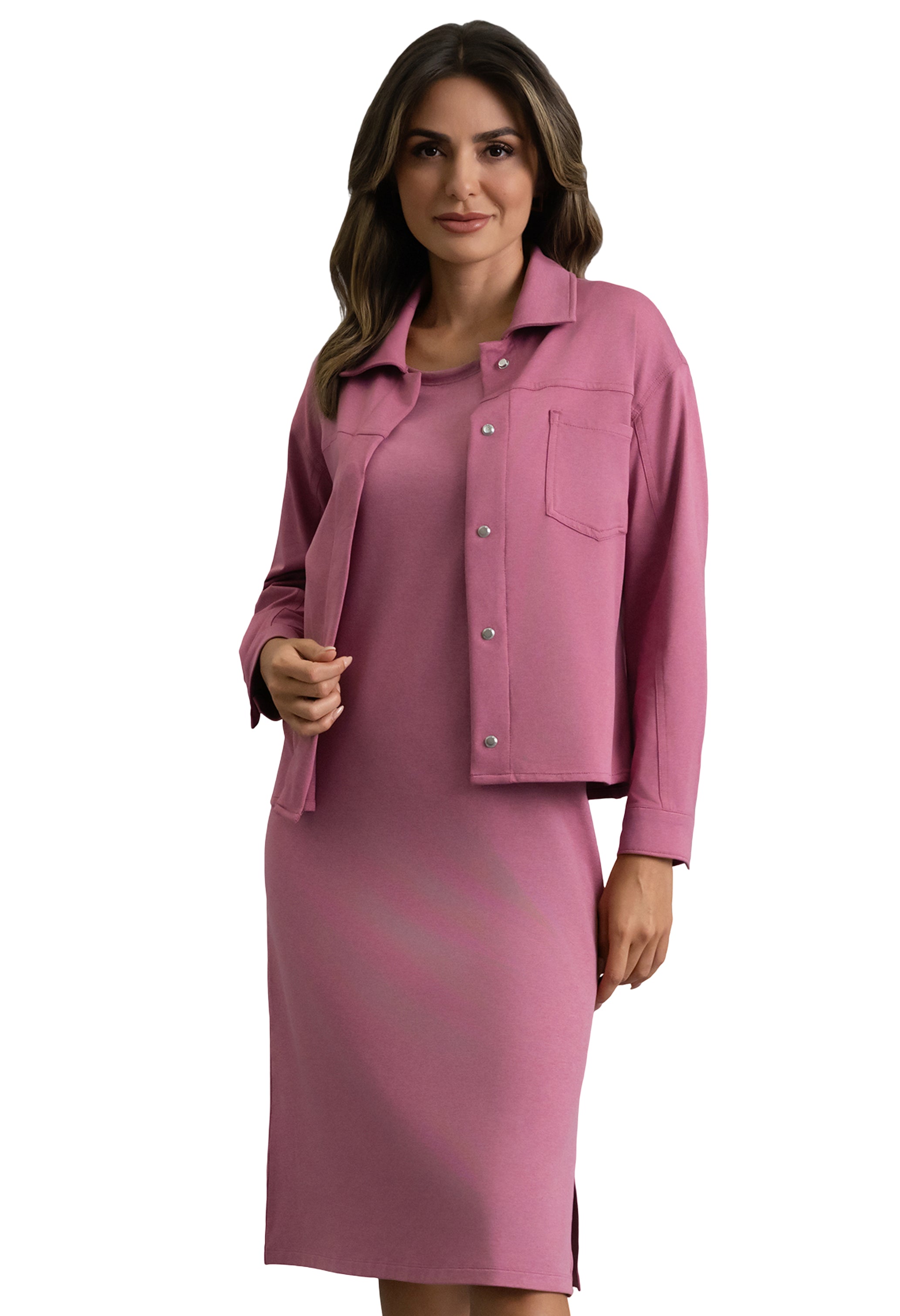 IBKÜL - IBKomfortable Biker Jacket - Color: Rose Heather