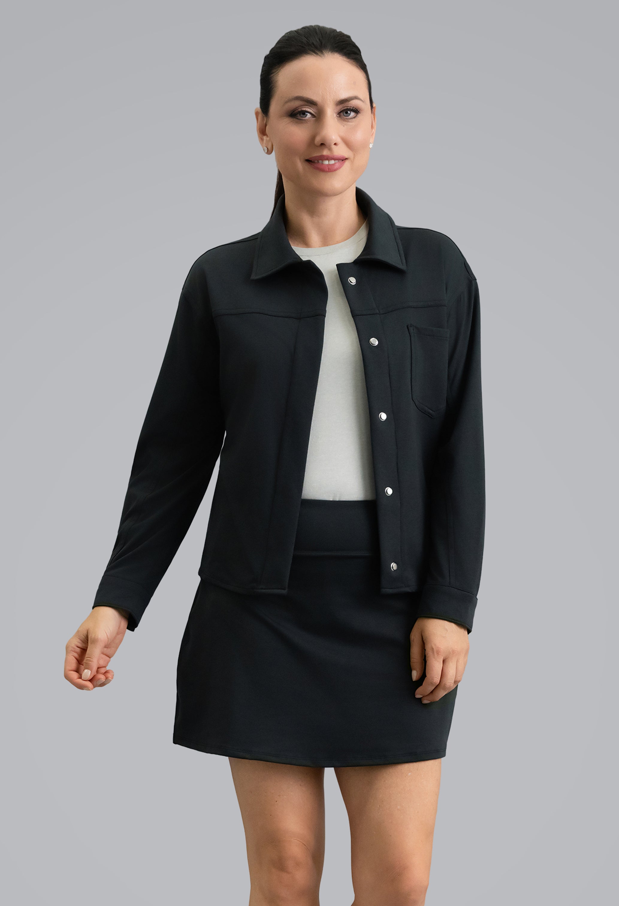 IBKÜL - IBKomfortable Biker Jacket - Color: Black Heather