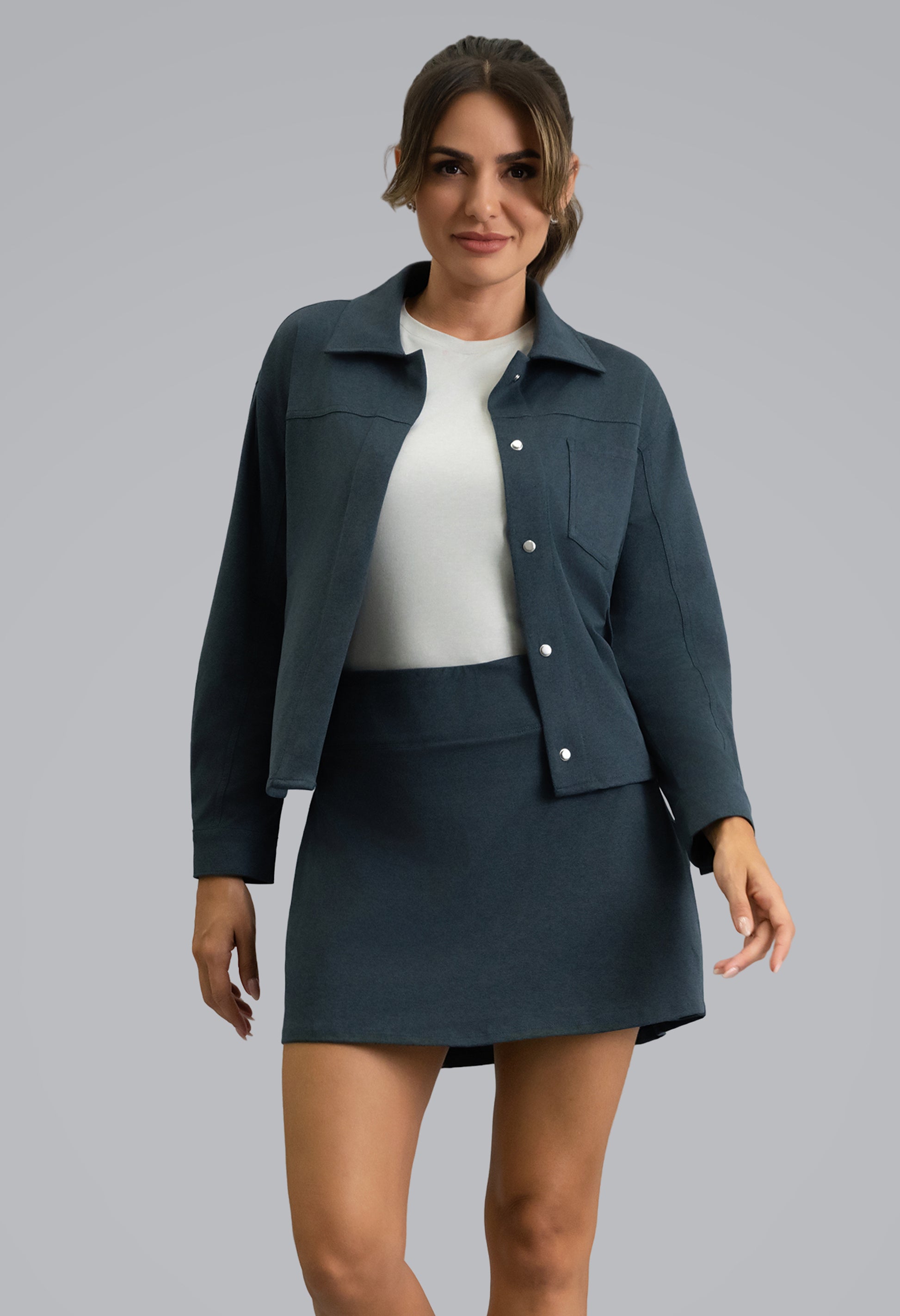 IBKÜL - IBKomfortable Biker Jacket - Color: Navy Heather