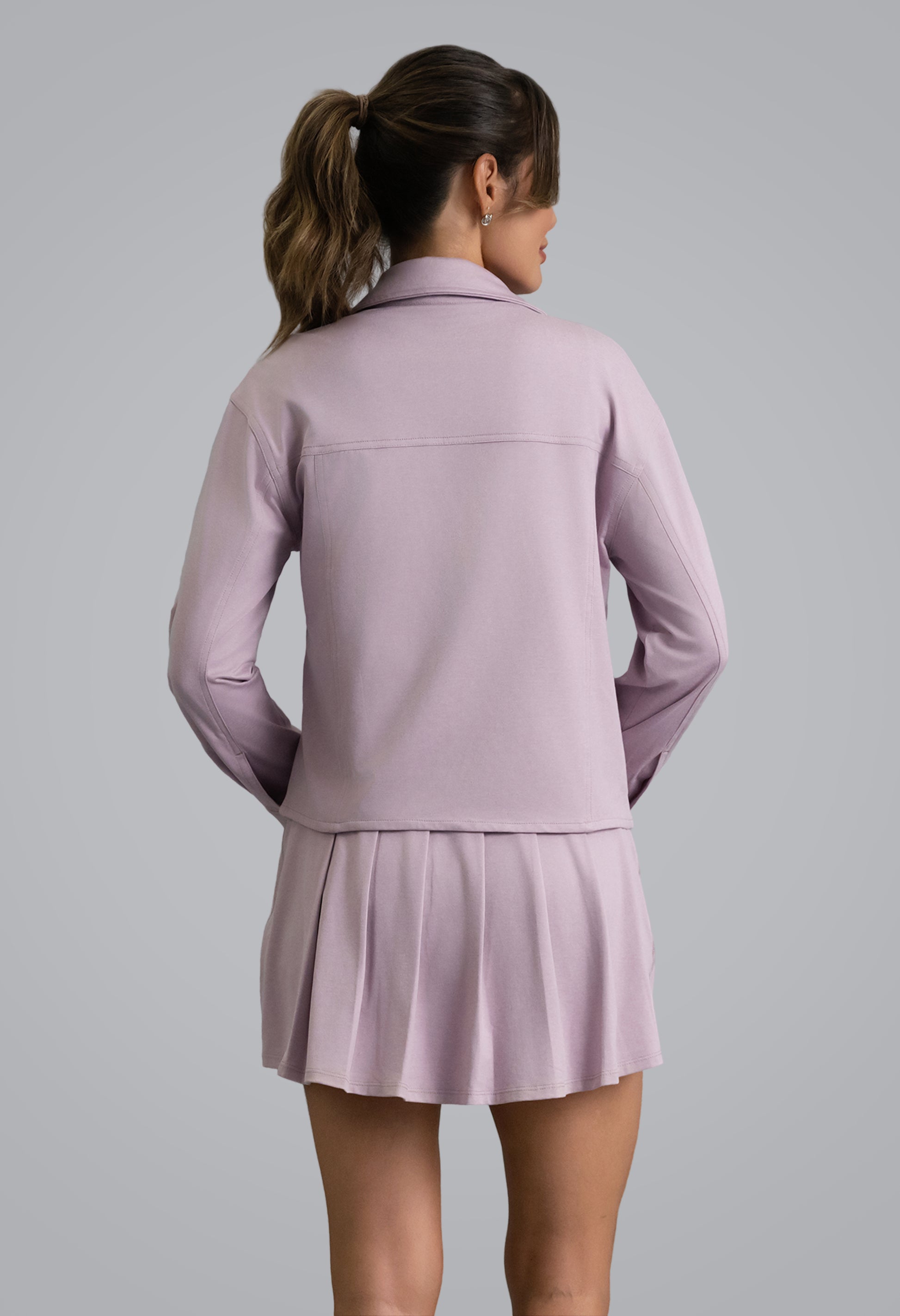 IBKÜL - IBKomfortable Biker Jacket - Color: Pink Mist Heather