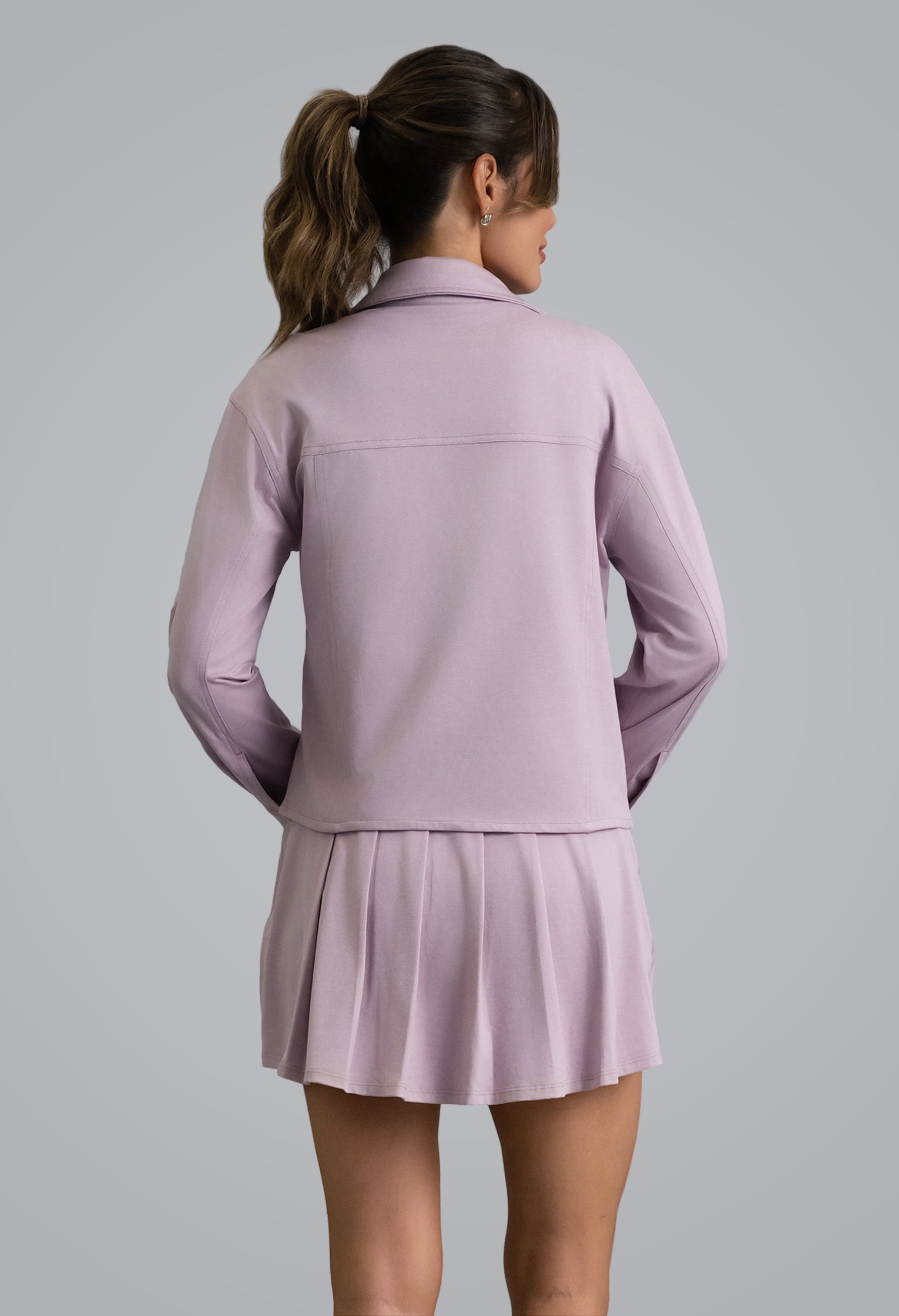 IBKÜL - IBKomfortable Biker Jacket - Color: Pink Mist Heather